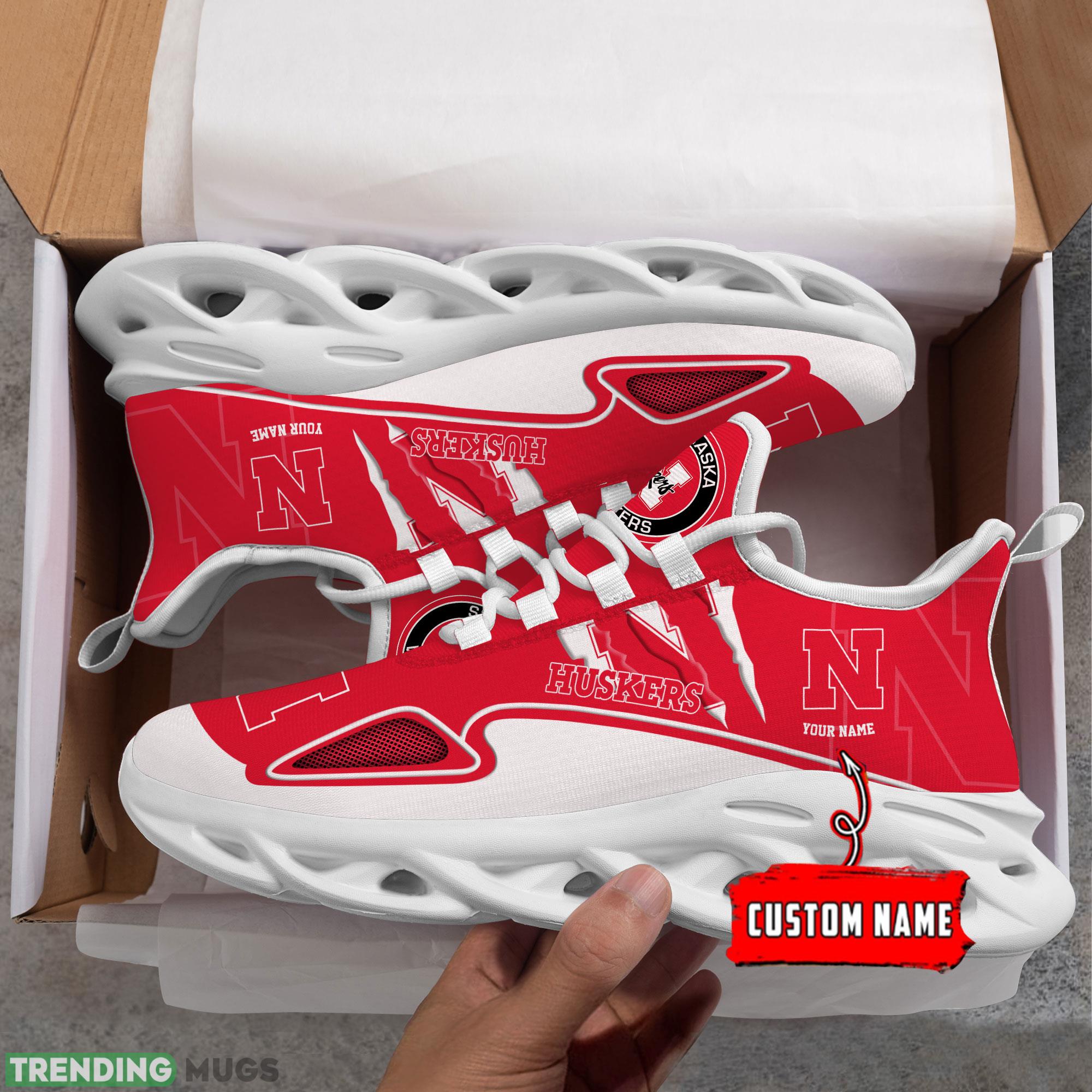 NCAA Nebraska Cornhuskers Max Soul Shoes Personalized Clunky Sneakers Ideas Gift Fans Max Soul NCAA Nebraska Cornhuskers Max Soul Shoes Personalized Clunky Sneakers Ideas Gift Fans Max Soul
