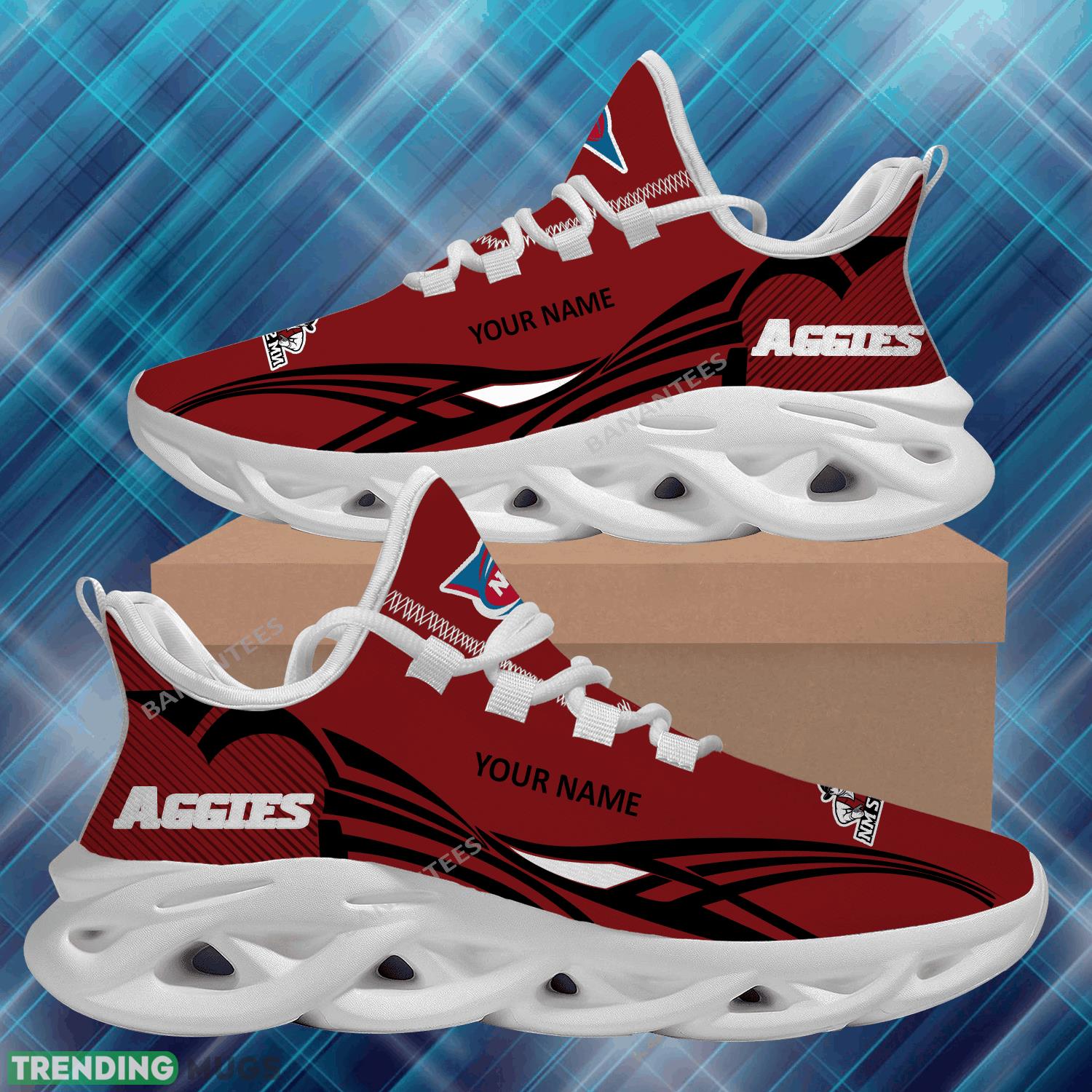 NCAA New Mexico State Aggies Max Soul Shoes New Personalized Urbanite Chunky Sneaker Max Soul NCAA New Mexico State Aggies Max Soul Shoes New Personalized Urbanite Chunky Sneaker Max Soul