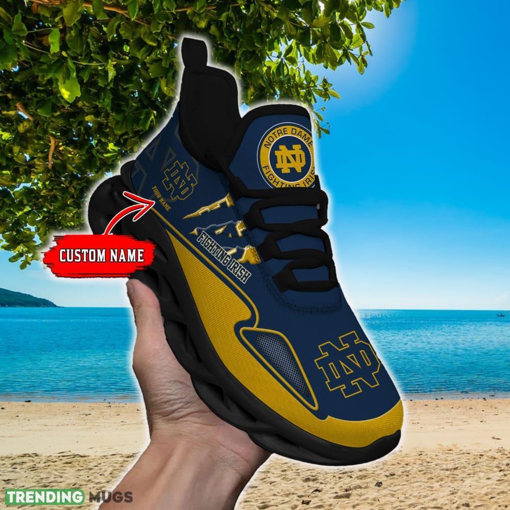 NCAA Notre Dame Fighting Irish Max Soul Shoes Personalized Clunky Sneakers Ideas Gift Fans Max Soul NCAA Notre Dame Fighting Irish Max Soul Shoes Personalized Clunky Sneakers Ideas Gift Fans Max Soul