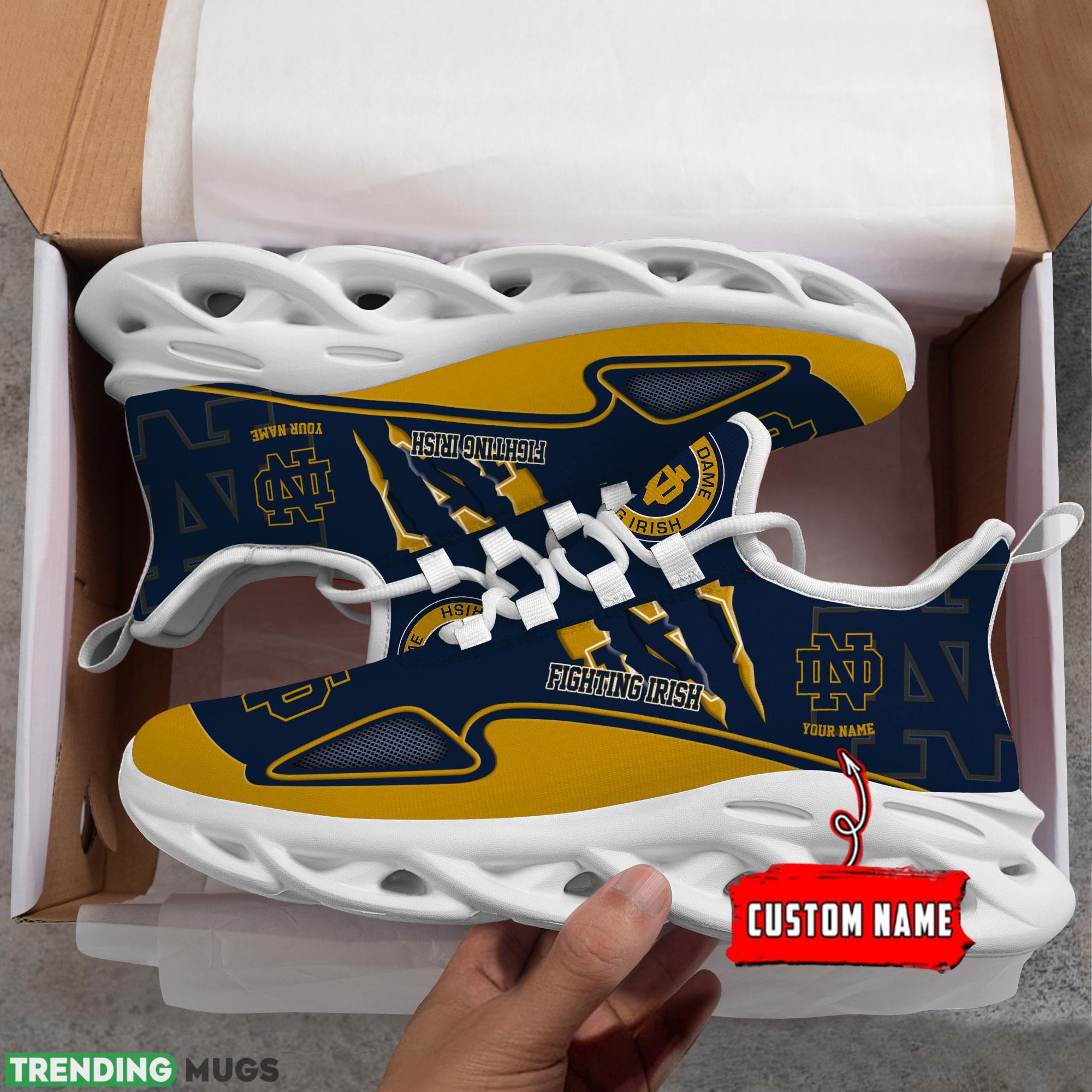 NCAA Notre Dame Fighting Irish Max Soul Shoes Personalized Clunky Sneakers Ideas Gift Fans Max Soul NCAA Notre Dame Fighting Irish Max Soul Shoes Personalized Clunky Sneakers Ideas Gift Fans Max Soul