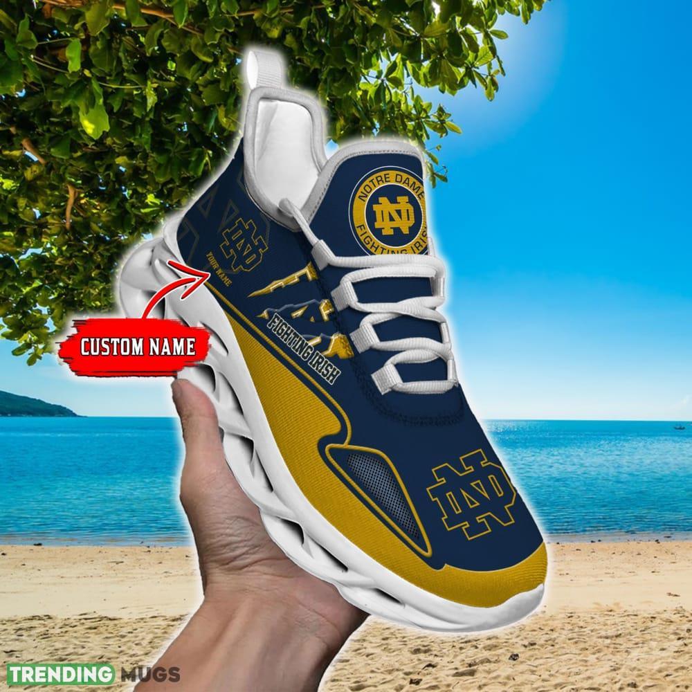 NCAA Notre Dame Fighting Irish Max Soul Shoes Personalized Clunky Sneakers Ideas Gift Fans - NCAA Notre Dame Fighting Irish Max Soul Shoes_1 NCAA Notre Dame Fighting Irish Max Soul Shoes Personalized Clunky Sneakers Ideas Gift Fans - NCAA Notre Dame Fighting Irish Max Soul Shoes_1