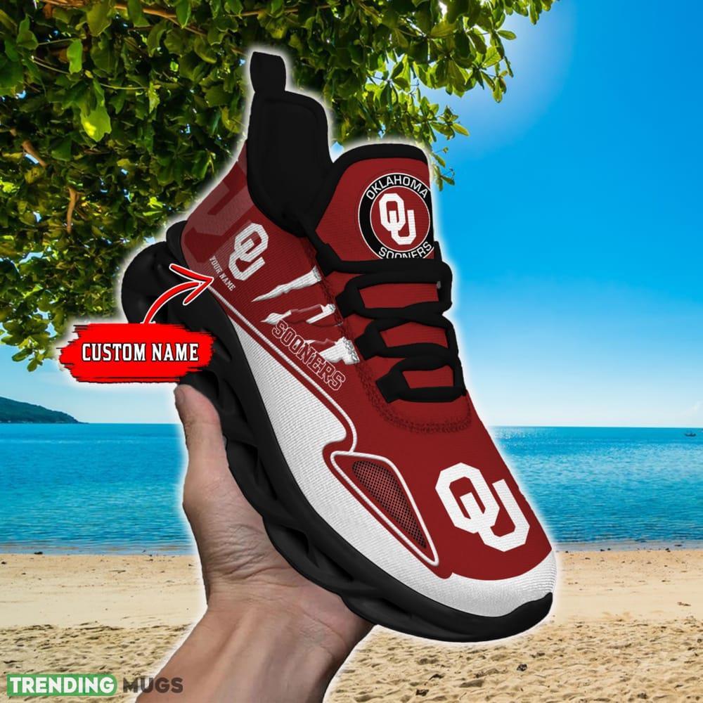 NCAA Oklahoma Sooners Max Soul Shoes Personalized Clunky Sneakers Ideas Gift Fans Max Soul NCAA Oklahoma Sooners Max Soul Shoes Personalized Clunky Sneakers Ideas Gift Fans Max Soul