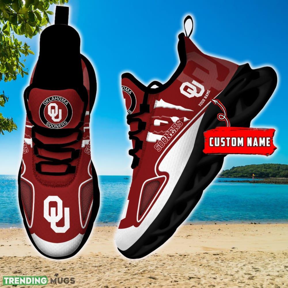 NCAA Oklahoma Sooners Max Soul Shoes Personalized Clunky Sneakers Ideas Gift Fans Max Soul NCAA Oklahoma Sooners Max Soul Shoes Personalized Clunky Sneakers Ideas Gift Fans Max Soul