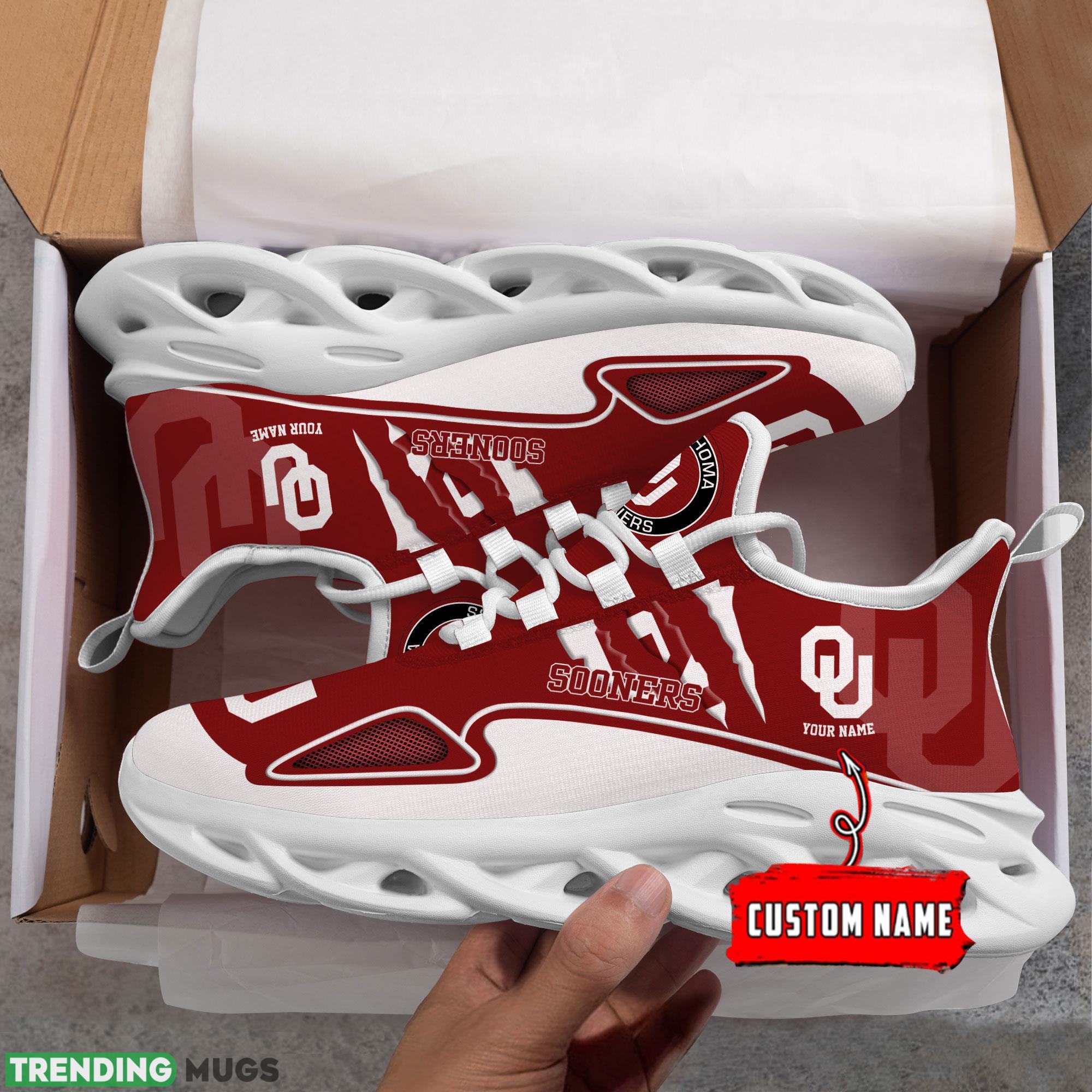 NCAA Oklahoma Sooners Max Soul Shoes Personalized Clunky Sneakers Ideas Gift Fans Max Soul NCAA Oklahoma Sooners Max Soul Shoes Personalized Clunky Sneakers Ideas Gift Fans Max Soul