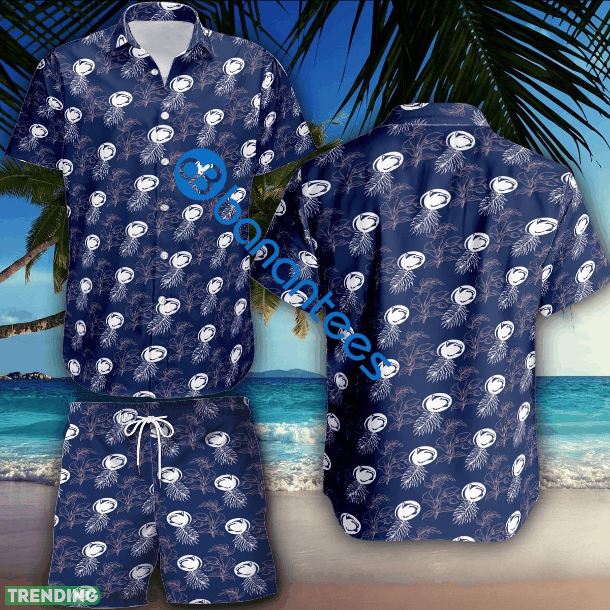 NCAA Penn State Nittany Lions Combo Hawaiian Shirt & Short Logo Summer Beach - NCAA Penn State Nittany Lions Combo Hawaiian Shirt & Short Logo Summer Beach NCAA Penn State Nittany Lions Combo Hawaiian Shirt & Short Logo Summer Beach - NCAA Penn State Nittany Lions Combo Hawaiian Shirt & Short Logo Summer Beach