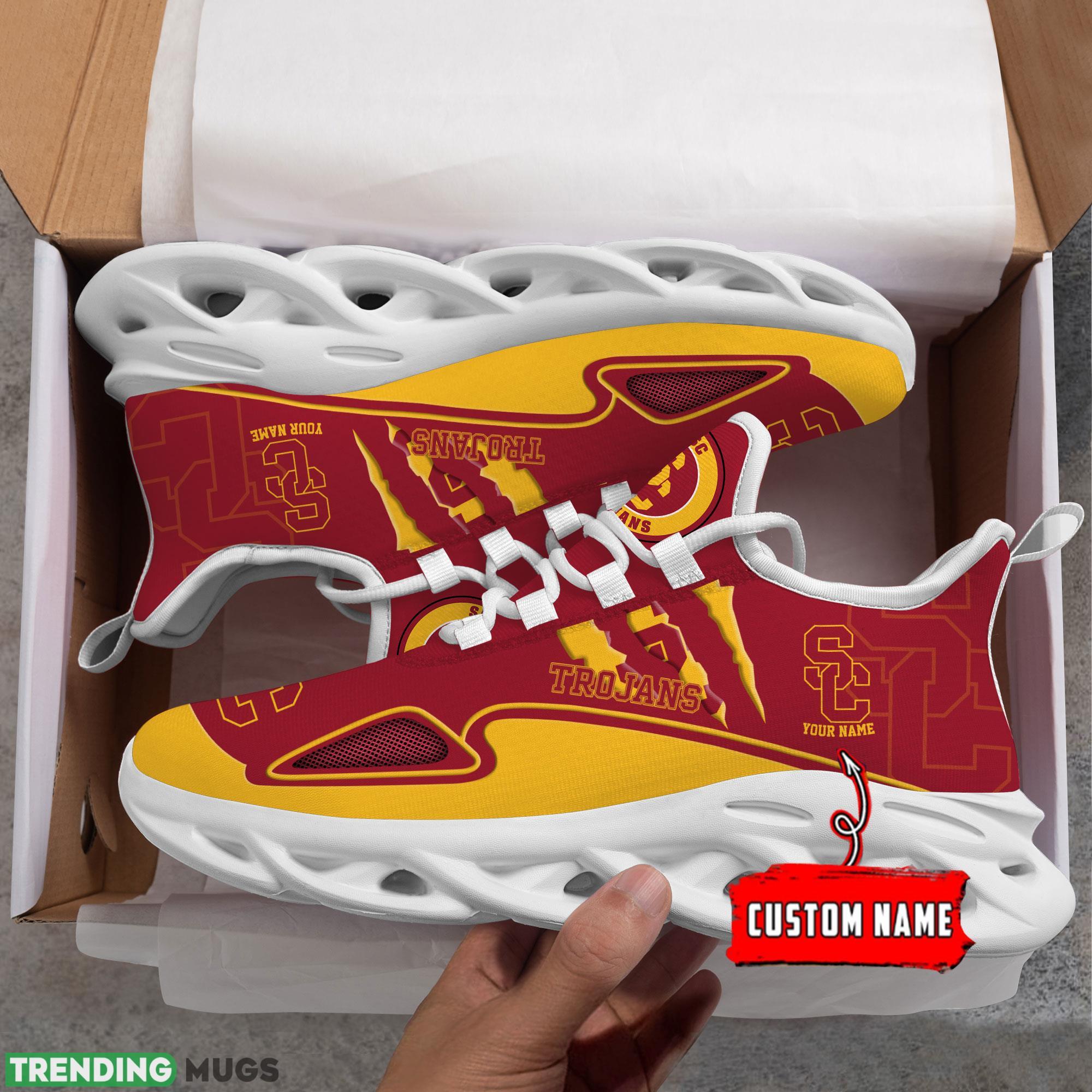 NCAA USC Trojans Max Soul Shoes Personalized Clunky Sneakers Ideas Gift Fans Max Soul NCAA USC Trojans Max Soul Shoes Personalized Clunky Sneakers Ideas Gift Fans Max Soul