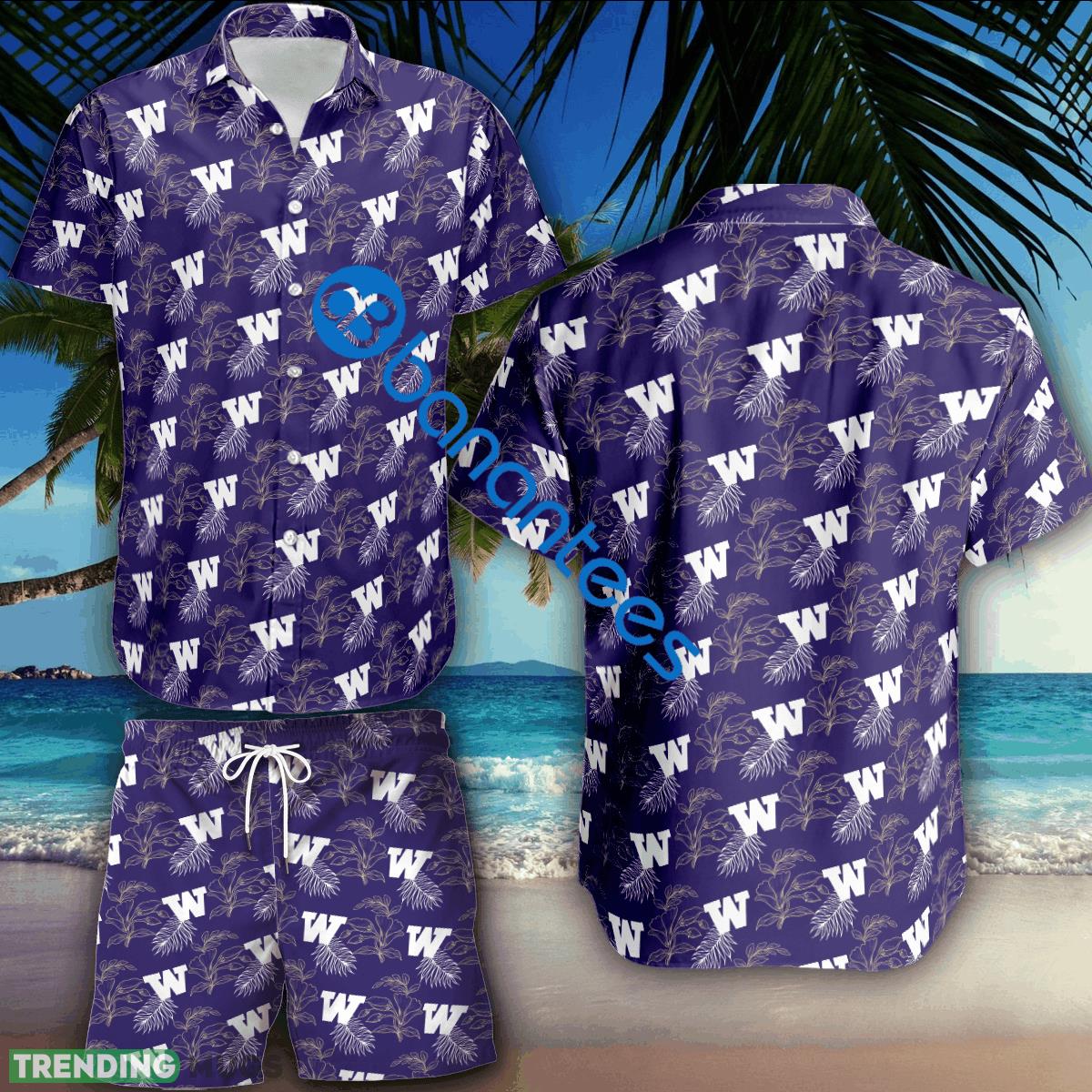 NCAA Washington Huskies Combo Hawaiian Shirt & Short Logo Summer Beach - NCAA Washington Huskies Combo Hawaiian Shirt & Short Logo Summer Beach NCAA Washington Huskies Combo Hawaiian Shirt & Short Logo Summer Beach - NCAA Washington Huskies Combo Hawaiian Shirt & Short Logo Summer Beach