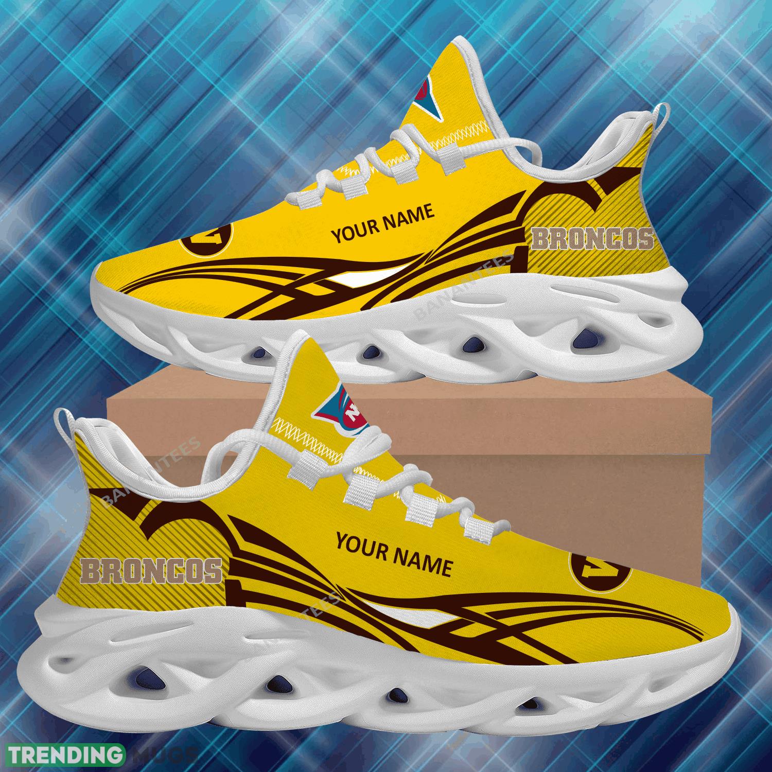 NCAA Western Michigan Broncos Max Soul Shoes New Personalized Propel Chunky Sneaker Max Soul NCAA Western Michigan Broncos Max Soul Shoes New Personalized Propel Chunky Sneaker Max Soul