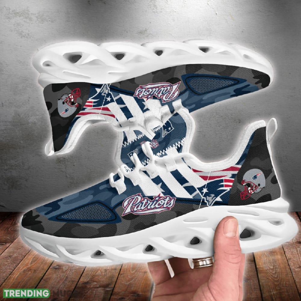 New England Patriots Military Camouflage Statement Chunky Shoes New Max Soul Sneakers Men Gift Max Soul New England Patriots Military Camouflage Statement Chunky Shoes New Max Soul Sneakers Men Gift Max Soul