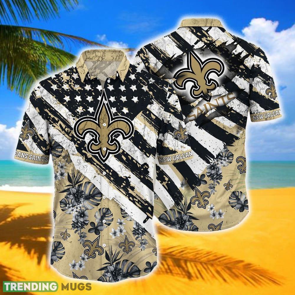 New Orleans Saints NFL SAS Floral Print American Flag Beach Hawaiian Shirt For Fans Gift New Shirt Holiday - New Orleans Saints NFL SAS Floral Print American Flag Beach Hawaiian Shirt For Fans Gift New Shirt Holiday New Orleans Saints NFL SAS Floral Print American Flag Beach Hawaiian Shirt For Fans Gift New Shirt Holiday - New Orleans Saints NFL SAS Floral Print American Flag Beach Hawaiian Shirt For Fans Gift New Shirt Holiday