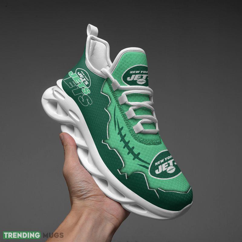 New York Jets Max Soul Shoes Trendsetting Sport Sneakers - New York Jets Max Soul Shoes_1