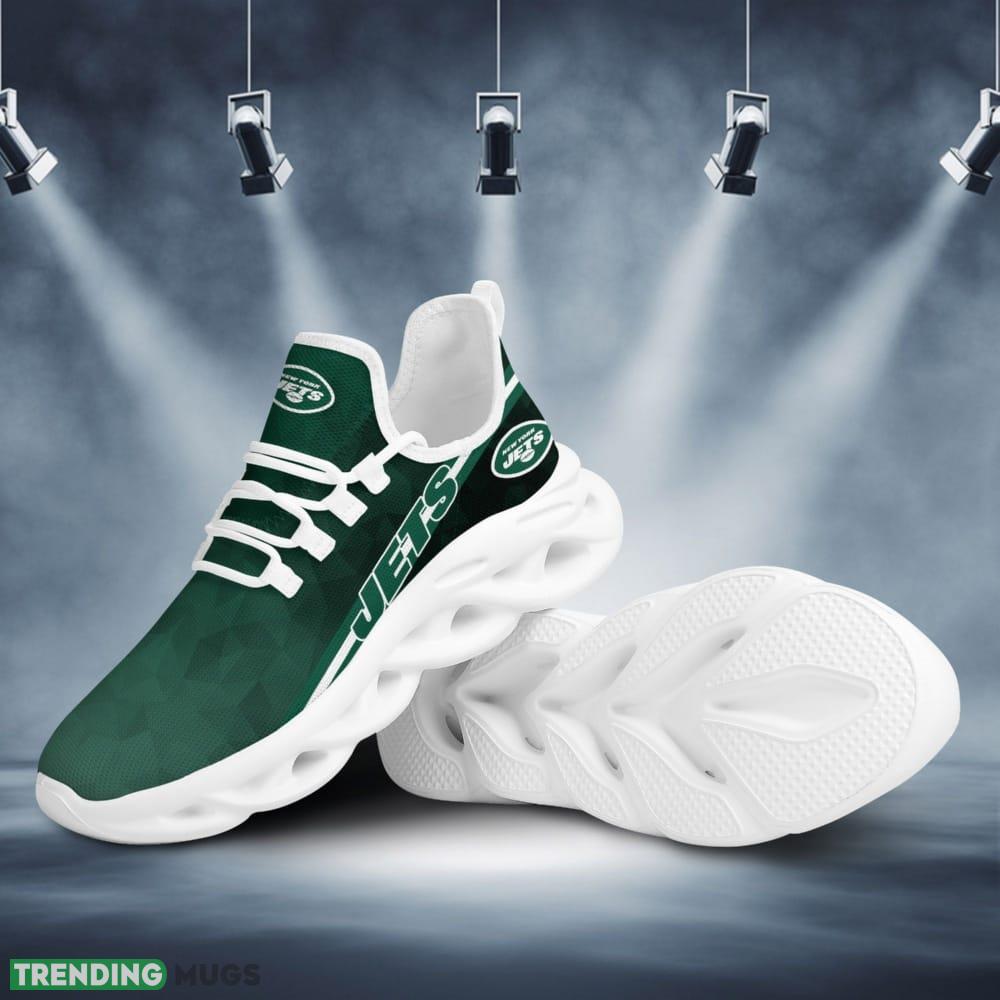 New York Jets Polygonal Design Trending Max Soul Clunky Sneaker Shoes Max Soul New York Jets Polygonal Design Trending Max Soul Clunky Sneaker Shoes Max Soul