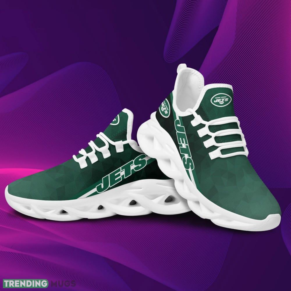 New York Jets Polygonal Design Trending Max Soul Clunky Sneaker Shoes Max Soul New York Jets Polygonal Design Trending Max Soul Clunky Sneaker Shoes Max Soul