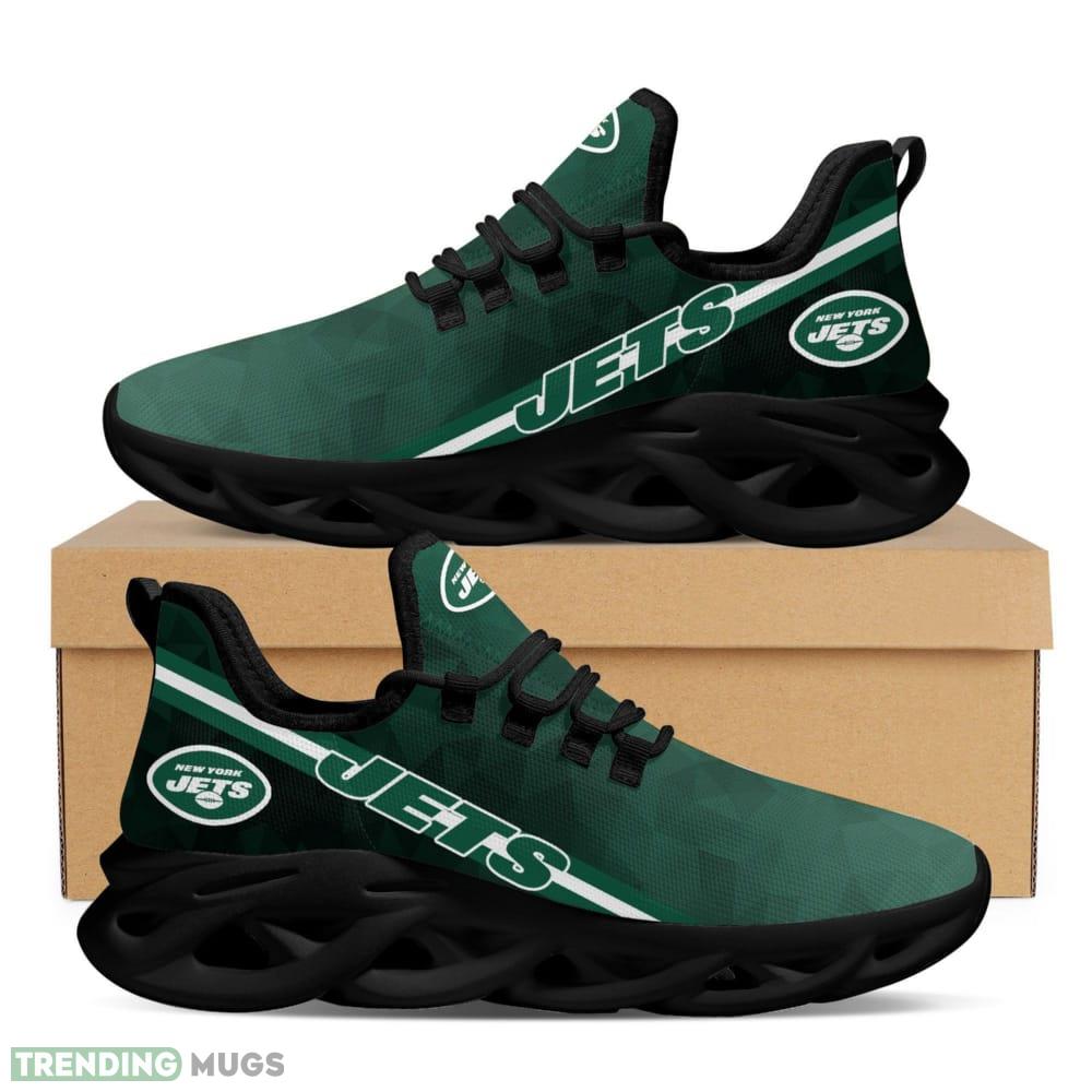 New York Jets Polygonal Design Trending Max Soul Clunky Sneaker Shoes Max Soul New York Jets Polygonal Design Trending Max Soul Clunky Sneaker Shoes Max Soul