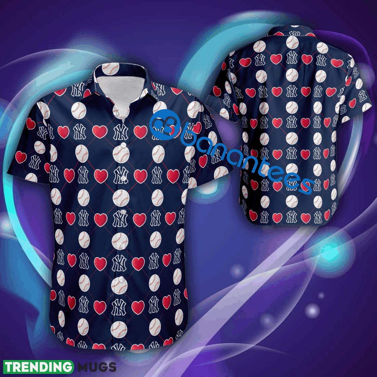 New York Yankees Logo Heart Pattern Valentines Days 3D Hawaiian Shirt Gift For Fans - New York Yankees Logo Heart Pattern Valentines Days 3D Hawaiian Shirt Gift For Fans New York Yankees Logo Heart Pattern Valentines Days 3D Hawaiian Shirt Gift For Fans - New York Yankees Logo Heart Pattern Valentines Days 3D Hawaiian Shirt Gift For Fans