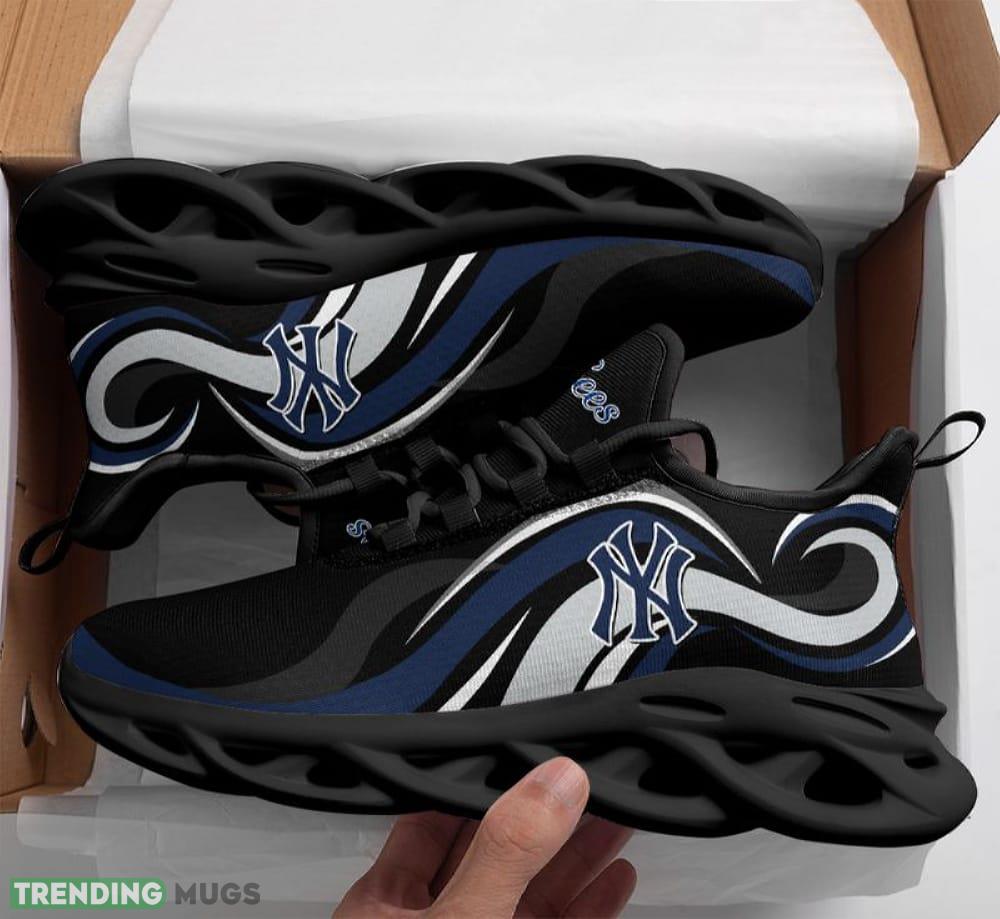 New York Yankees Wavy Style Max Soul Shoes Performance Chunky Sneakers Fans Gift Max Soul New York Yankees Wavy Style Max Soul Shoes Performance Chunky Sneakers Fans Gift Max Soul