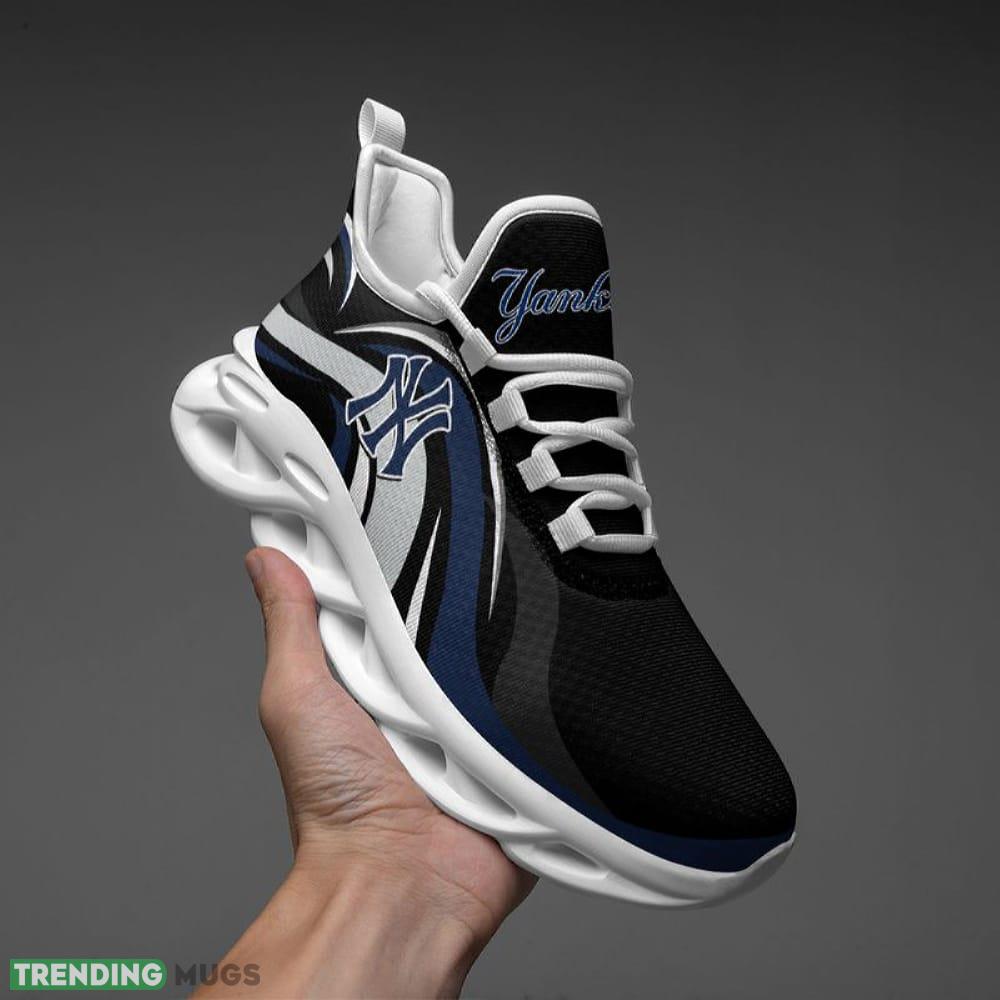 New York Yankees Wavy Style Max Soul Shoes Performance Chunky Sneakers Fans Gift Max Soul New York Yankees Wavy Style Max Soul Shoes Performance Chunky Sneakers Fans Gift Max Soul