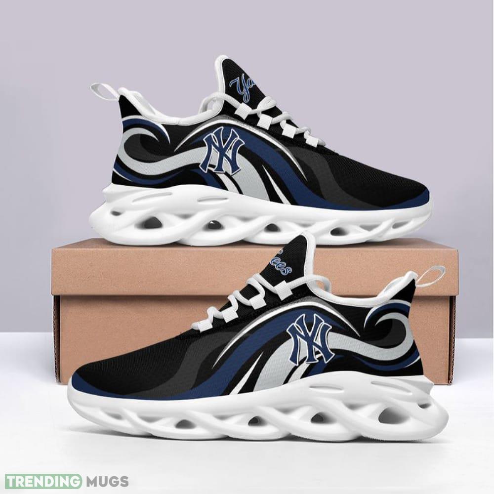 New York Yankees Wavy Style Max Soul Shoes Performance Chunky Sneakers Fans Gift Max Soul New York Yankees Wavy Style Max Soul Shoes Performance Chunky Sneakers Fans Gift Max Soul