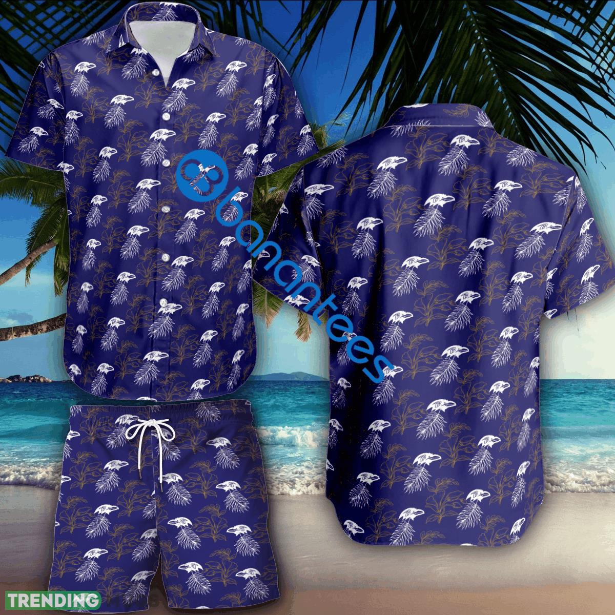 NFL Baltimore Ravens Combo Hawaiian Shirt & Short Logo Summer Beach - NFL Baltimore Ravens Combo Hawaiian Shirt & Short Logo Summer Beach NFL Baltimore Ravens Combo Hawaiian Shirt & Short Logo Summer Beach - NFL Baltimore Ravens Combo Hawaiian Shirt & Short Logo Summer Beach
