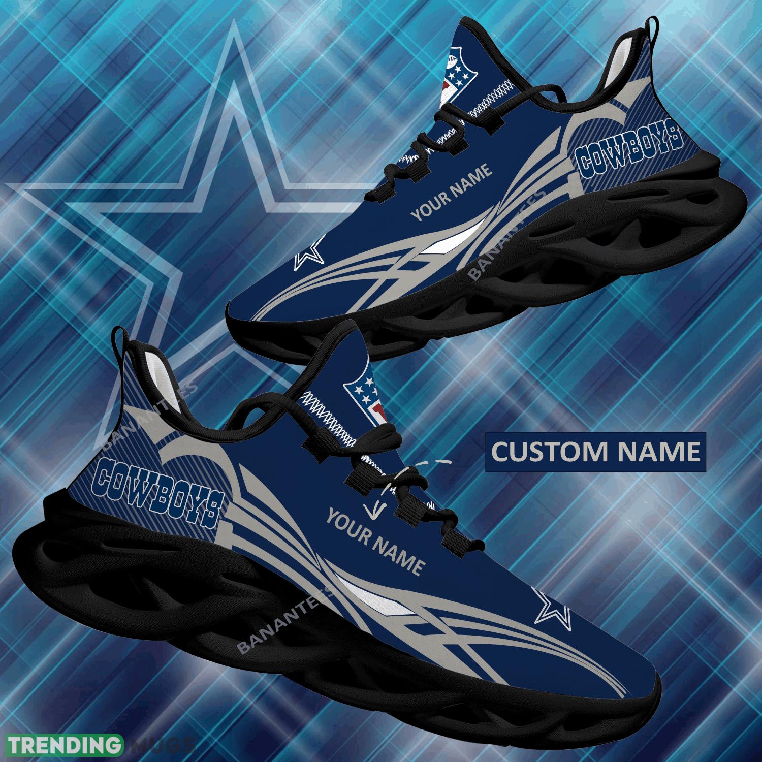 NFL Dallas Cowboys Max Soul Shoes New Personalized Vibe Sport Sneaker - NFL Dallas Cowboys Max Soul Shoes Personalized Photo 1 NFL Dallas Cowboys Max Soul Shoes New Personalized Vibe Sport Sneaker - NFL Dallas Cowboys Max Soul Shoes Personalized Photo 1