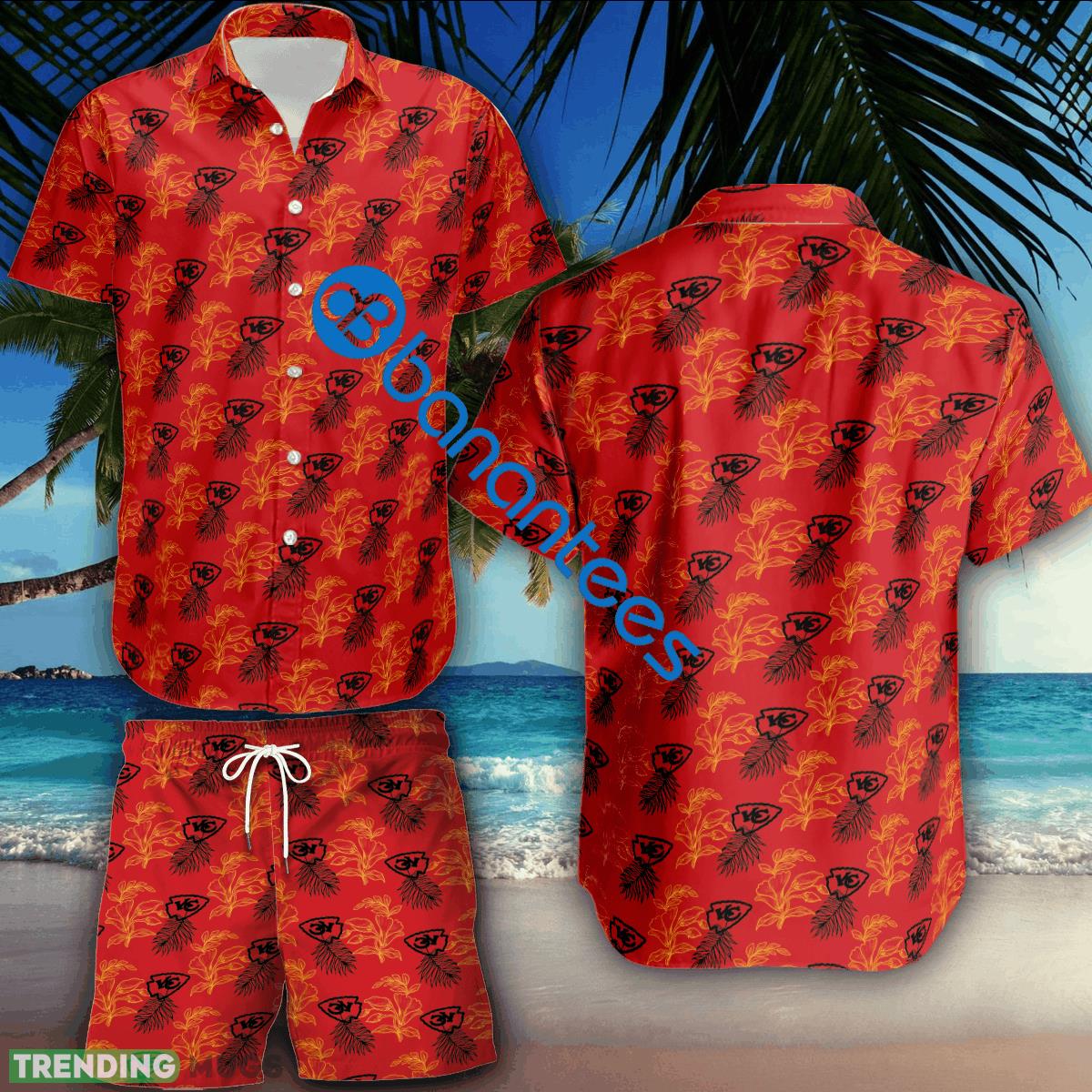 NFL Kansas City Chiefs Combo Hawaiian Shirt & Short Logo Summer Beach - NFL Kansas City Chiefs Combo Hawaiian Shirt & Short Logo Summer Beach NFL Kansas City Chiefs Combo Hawaiian Shirt & Short Logo Summer Beach - NFL Kansas City Chiefs Combo Hawaiian Shirt & Short Logo Summer Beach