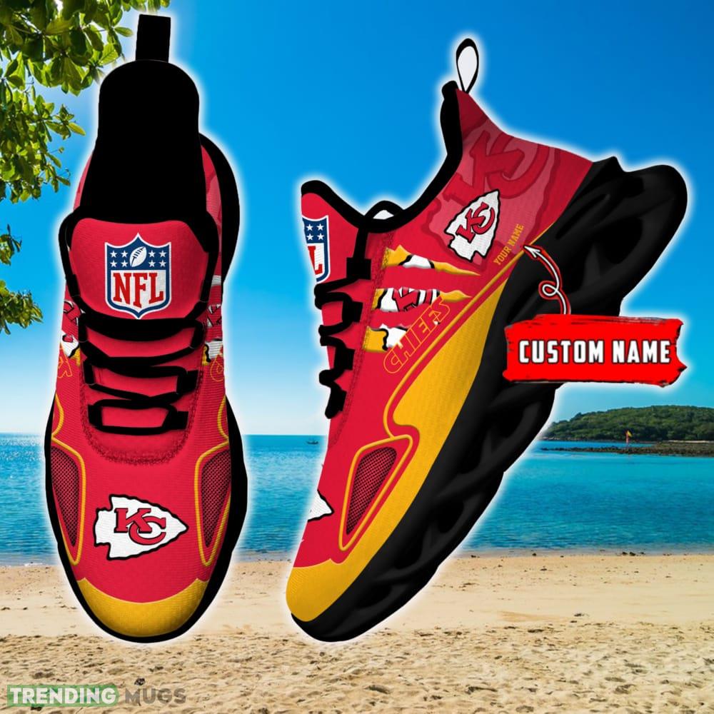 NFL Kansas City Chiefs Max Soul Shoes Personalized Clunky Sneakers Ideas Gift Fans Max Soul NFL Kansas City Chiefs Max Soul Shoes Personalized Clunky Sneakers Ideas Gift Fans Max Soul