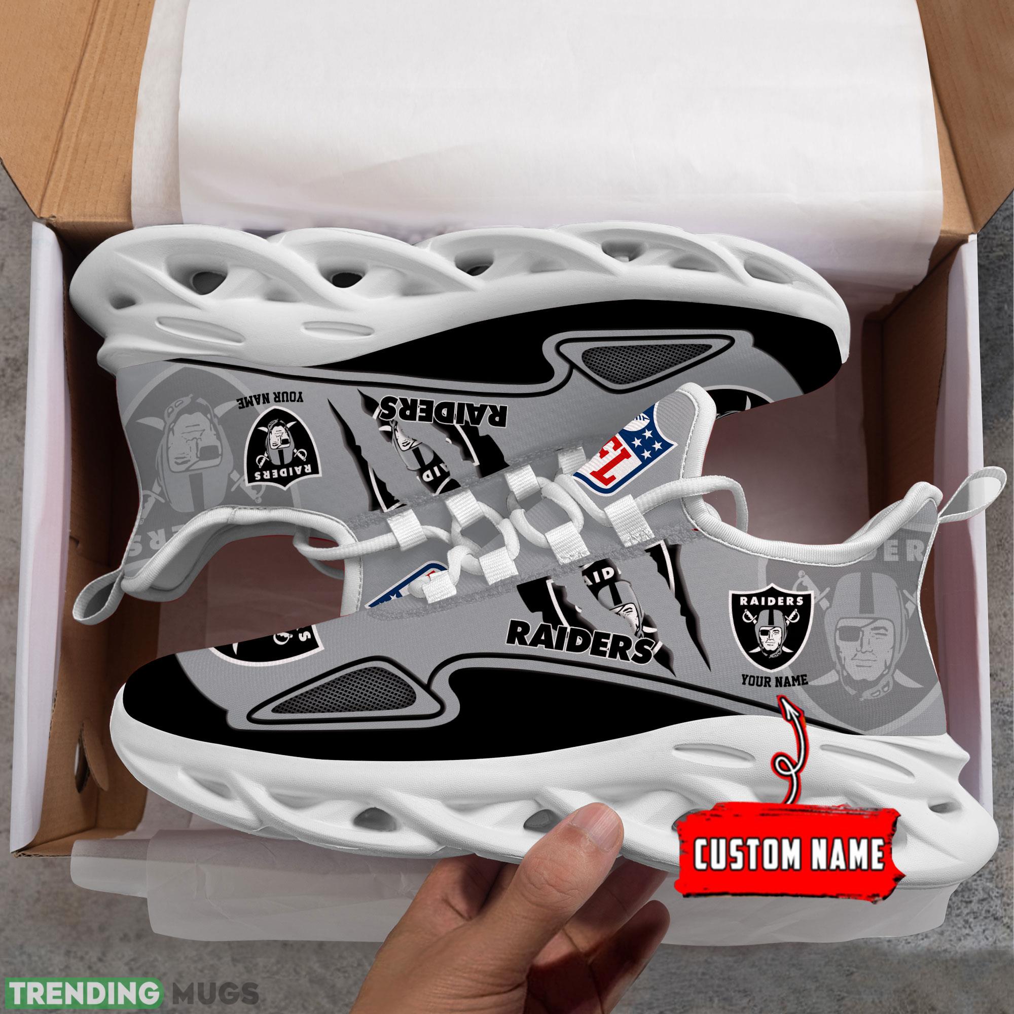NFL Las Vegas Raiders Max Soul Shoes Personalized Clunky Sneakers Ideas Gift Fans Max Soul NFL Las Vegas Raiders Max Soul Shoes Personalized Clunky Sneakers Ideas Gift Fans Max Soul