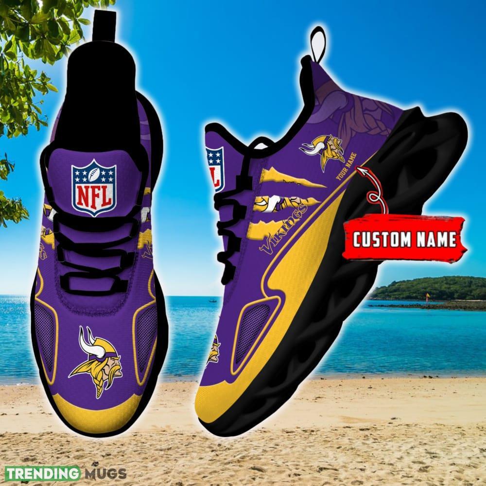 NFL Minnesota Vikings Max Soul Shoes Personalized Clunky Sneakers Ideas Gift Fans Max Soul NFL Minnesota Vikings Max Soul Shoes Personalized Clunky Sneakers Ideas Gift Fans Max Soul