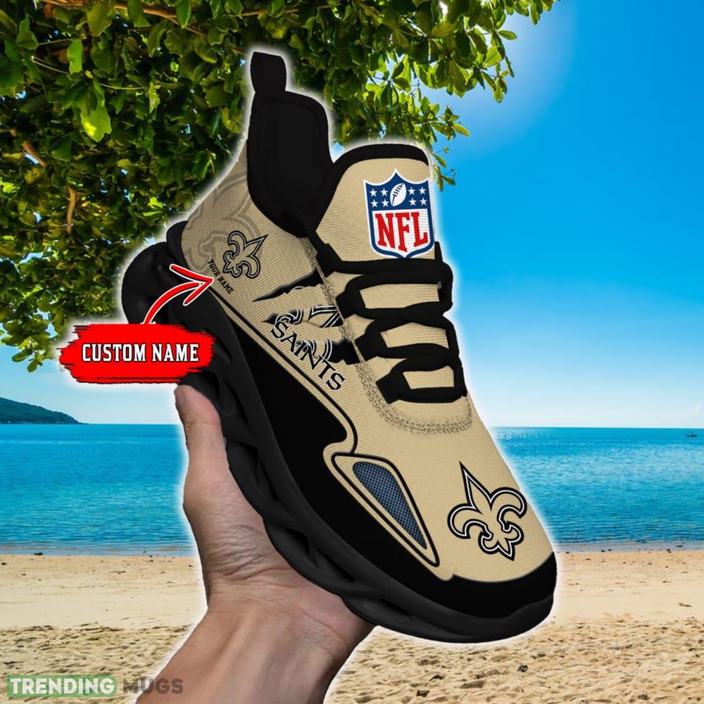 NFL New Orleans Saints Max Soul Shoes Personalized Clunky Sneakers Ideas Gift Fans Max Soul NFL New Orleans Saints Max Soul Shoes Personalized Clunky Sneakers Ideas Gift Fans Max Soul