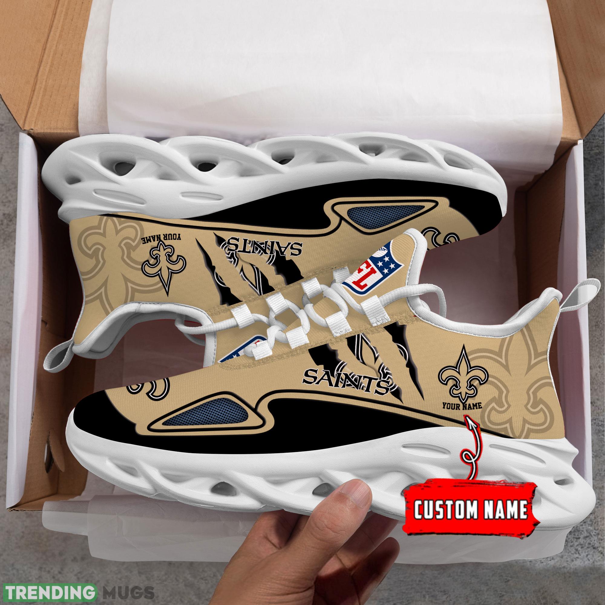 NFL New Orleans Saints Max Soul Shoes Personalized Clunky Sneakers Ideas Gift Fans Max Soul NFL New Orleans Saints Max Soul Shoes Personalized Clunky Sneakers Ideas Gift Fans Max Soul