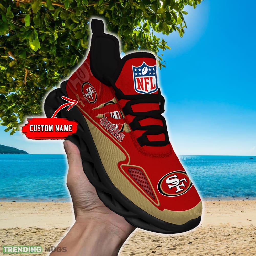 NFL San Francisco 49ers Max Soul Shoes Personalized Clunky Sneakers Ideas Gift Fans Max Soul NFL San Francisco 49ers Max Soul Shoes Personalized Clunky Sneakers Ideas Gift Fans Max Soul