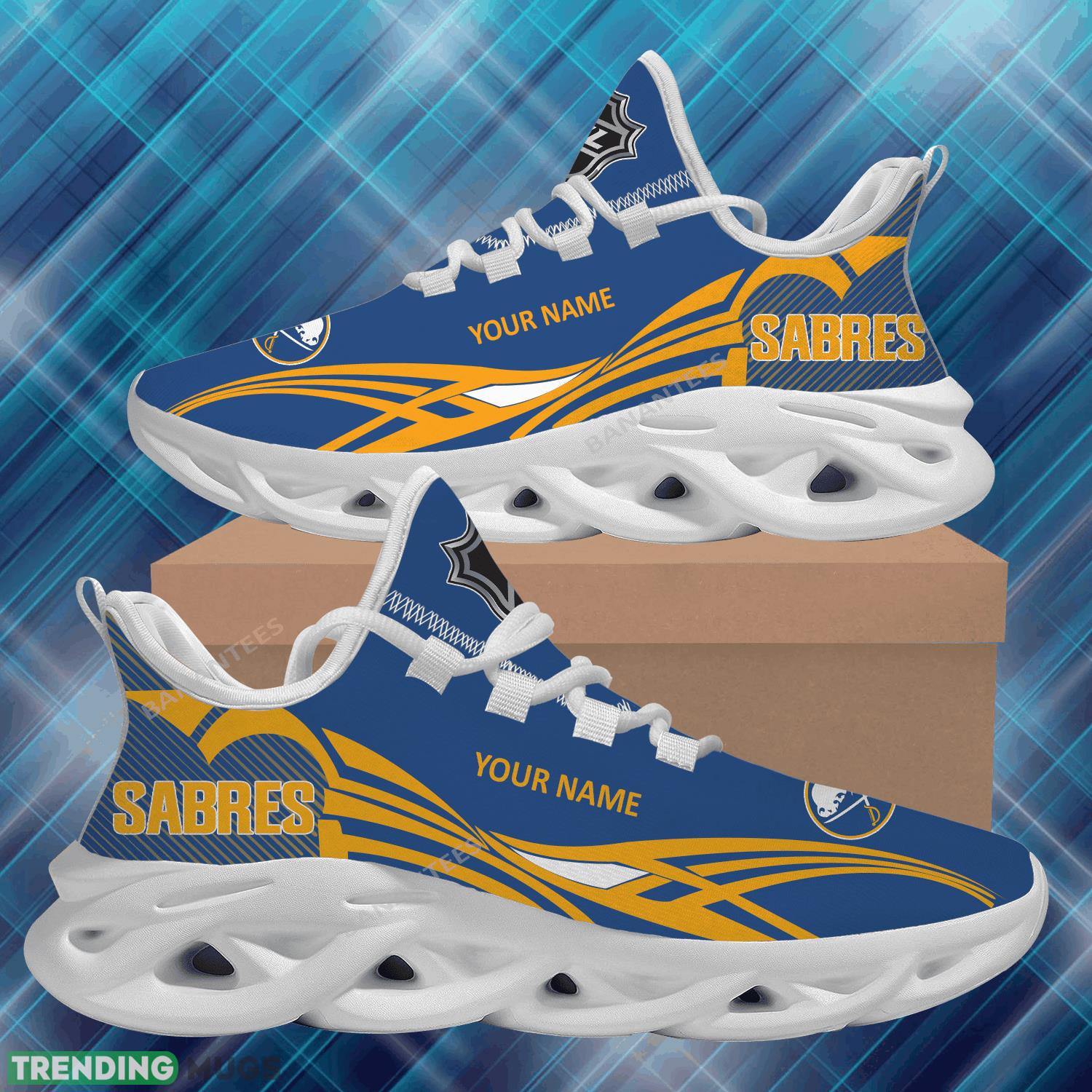 NHL Buffalo Sabres Max Soul Shoes New Personalized Luxury Sport Sneaker Max Soul NHL Buffalo Sabres Max Soul Shoes New Personalized Luxury Sport Sneaker Max Soul