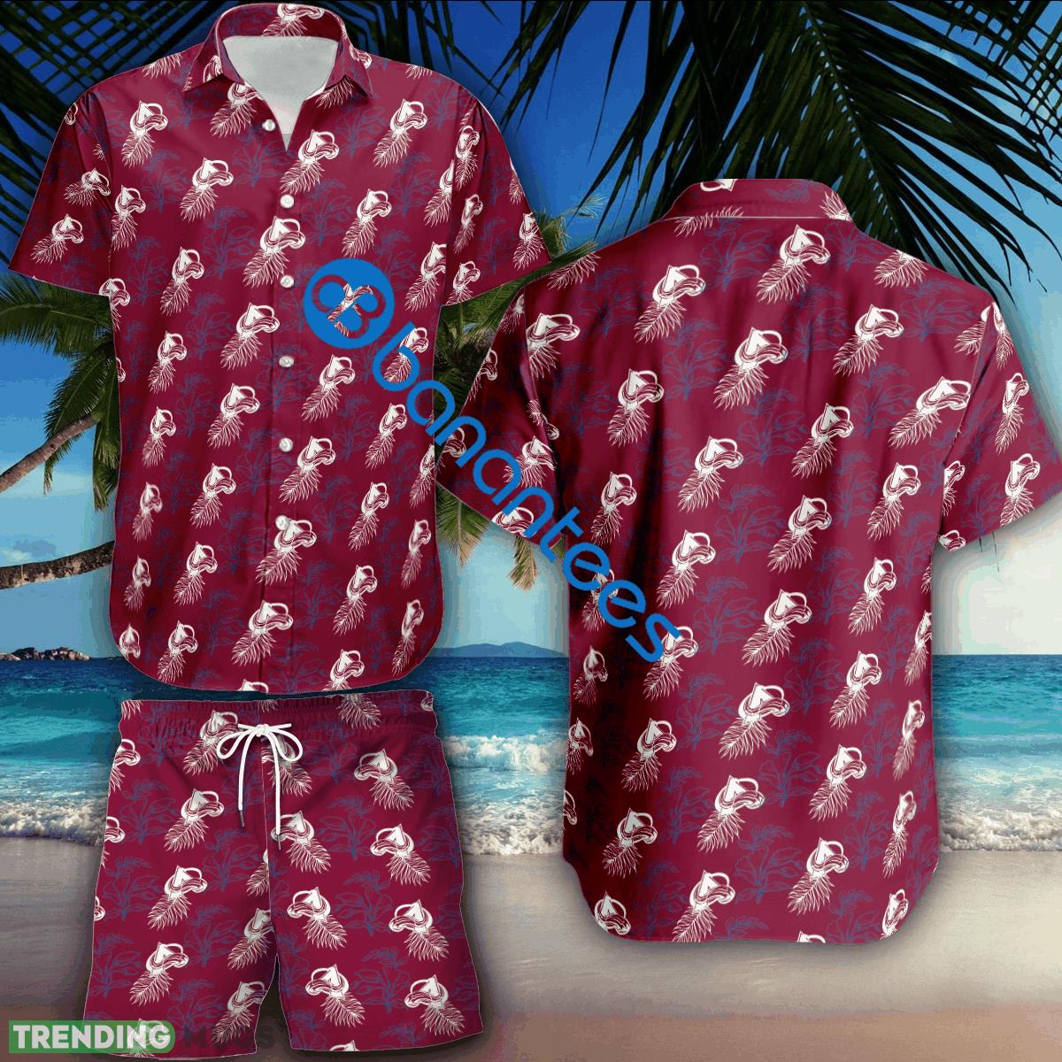NHL Colorado Avalanche Combo Hawaiian Shirt & Short Logo Summer Beach - NHL Colorado Avalanche Combo Hawaiian Shirt & Short Logo Summer Beach NHL Colorado Avalanche Combo Hawaiian Shirt & Short Logo Summer Beach - NHL Colorado Avalanche Combo Hawaiian Shirt & Short Logo Summer Beach