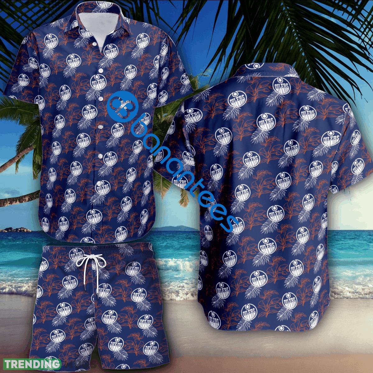 NHL Edmonton Oilers Combo Hawaiian Shirt & Short Logo Summer Beach - NHL Edmonton Oilers Combo Hawaiian Shirt & Short Logo Summer Beach NHL Edmonton Oilers Combo Hawaiian Shirt & Short Logo Summer Beach - NHL Edmonton Oilers Combo Hawaiian Shirt & Short Logo Summer Beach