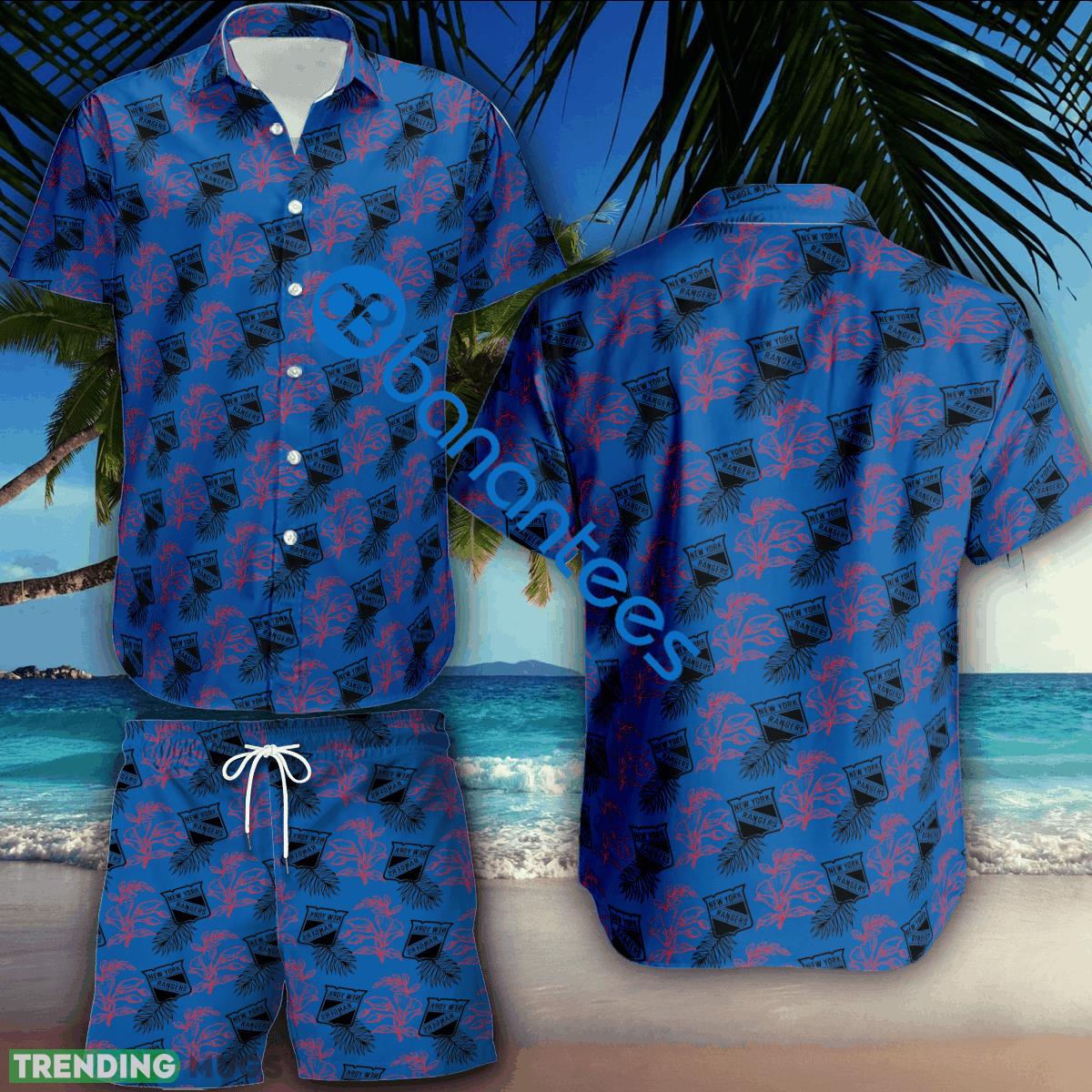 NHL New York Rangers Combo Hawaiian Shirt & Short Logo Summer Beach - NHL New York Rangers Combo Hawaiian Shirt & Short Logo Summer Beach NHL New York Rangers Combo Hawaiian Shirt & Short Logo Summer Beach - NHL New York Rangers Combo Hawaiian Shirt & Short Logo Summer Beach