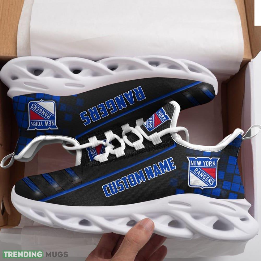 NHL New York Rangers Custom Name White Max Soul Shoes Collection Running Sneakers Fans Gift - NHL New York Rangers Custom Name White Max Soul Shoes For Men Women_1 NHL New York Rangers Custom Name White Max Soul Shoes Collection Running Sneakers Fans Gift - NHL New York Rangers Custom Name White Max Soul Shoes For Men Women_1