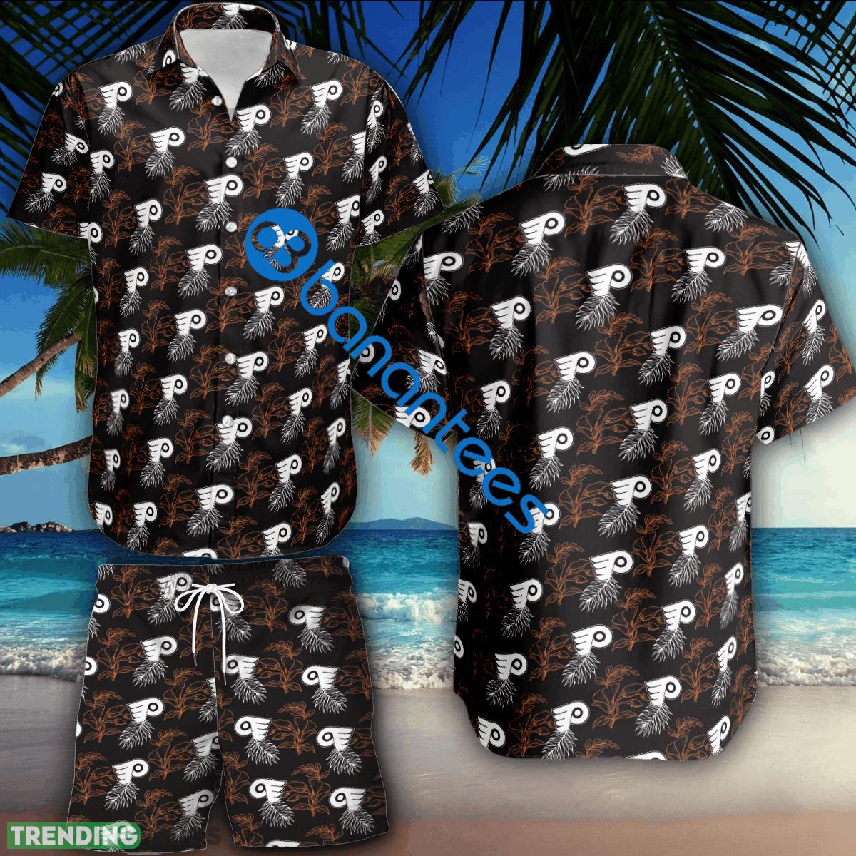 NHL Philadelphia Flyers Combo Hawaiian Shirt & Short Logo Summer Beach - NHL Philadelphia Flyers Combo Hawaiian Shirt & Short Logo Summer Beach NHL Philadelphia Flyers Combo Hawaiian Shirt & Short Logo Summer Beach - NHL Philadelphia Flyers Combo Hawaiian Shirt & Short Logo Summer Beach