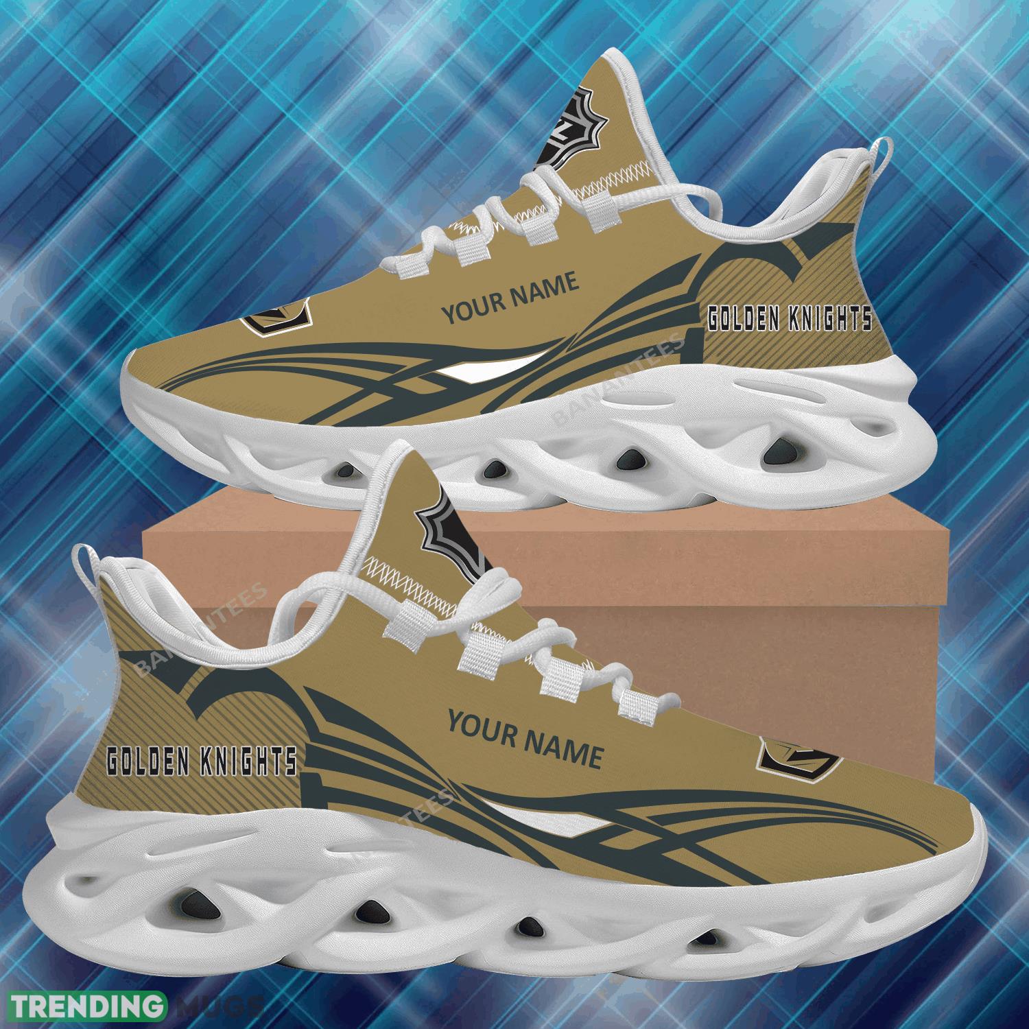 NHL Vegas Golden Knights Max Soul Shoes New Personalized Trend Running Sneaker Max Soul NHL Vegas Golden Knights Max Soul Shoes New Personalized Trend Running Sneaker Max Soul