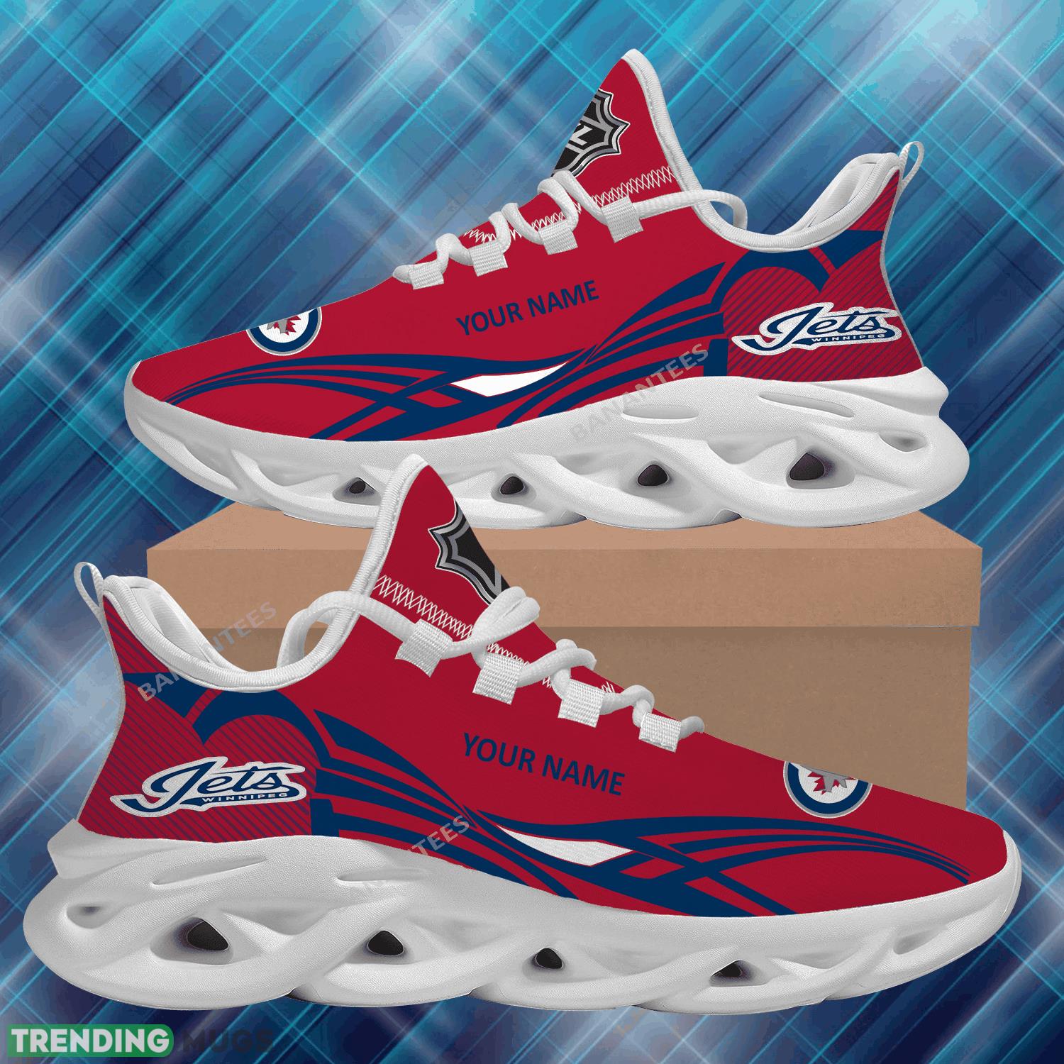 NHL Winnipeg Jets Max Soul Shoes New Personalized Design Chunky Sneaker Max Soul NHL Winnipeg Jets Max Soul Shoes New Personalized Design Chunky Sneaker Max Soul