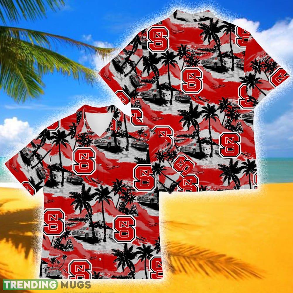 North Carolina State Wolfpack Sports American Tropical Patterns Vibrant 3D Hawaiian Shirt For Fans Gifts Aloha Beach - North Carolina State Wolfpack Sports American Tropical Patterns Vibrant 3D Hawaiian Shirt For Fans Gifts Aloha Beach