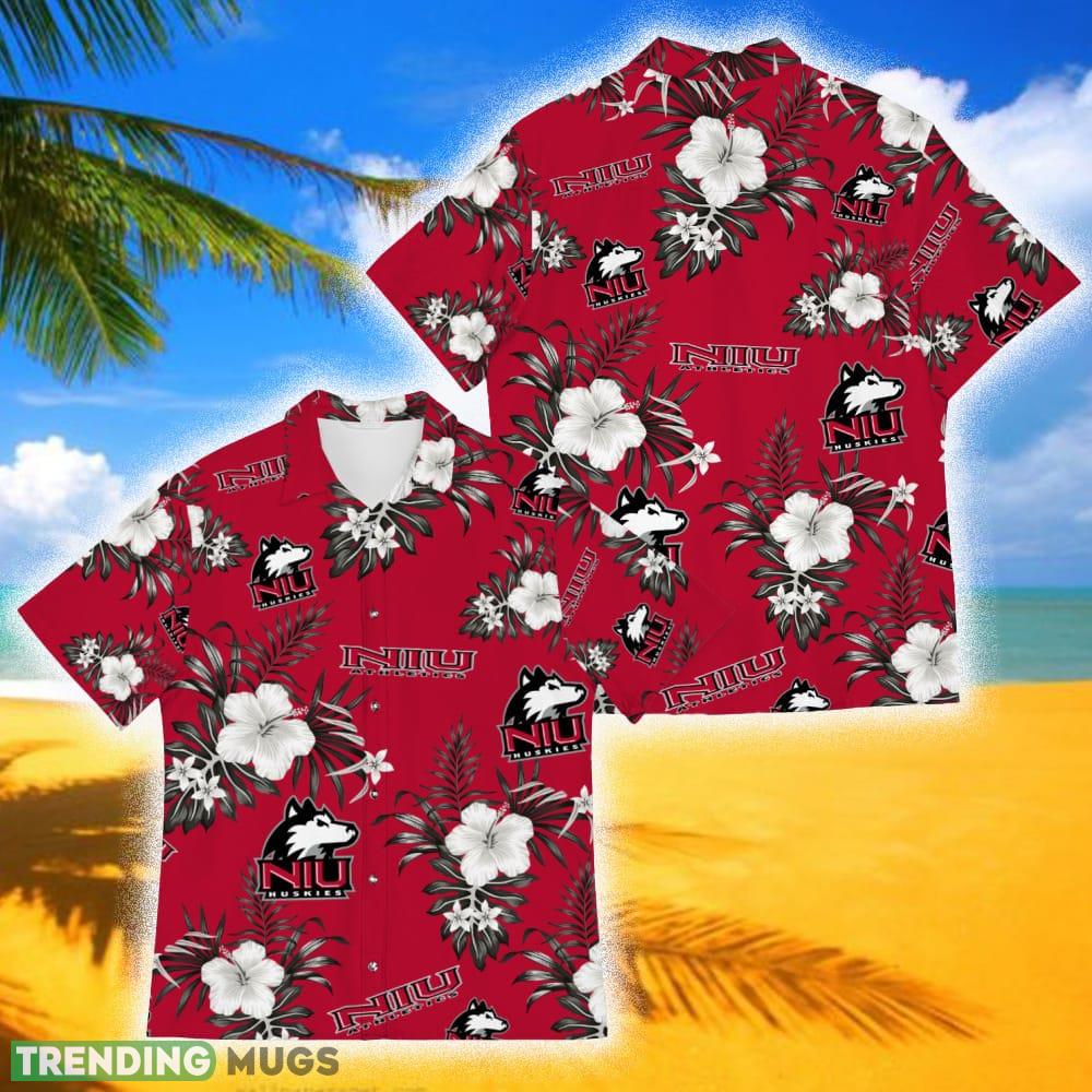 Northern Illinois Huskies Sport Tropical 3D Hawaiian Shirt For Fans Men And Women Gift - Northern Illinois Huskies Sport Tropical 3D Hawaiian Shirt For Fans Men And Women Gift