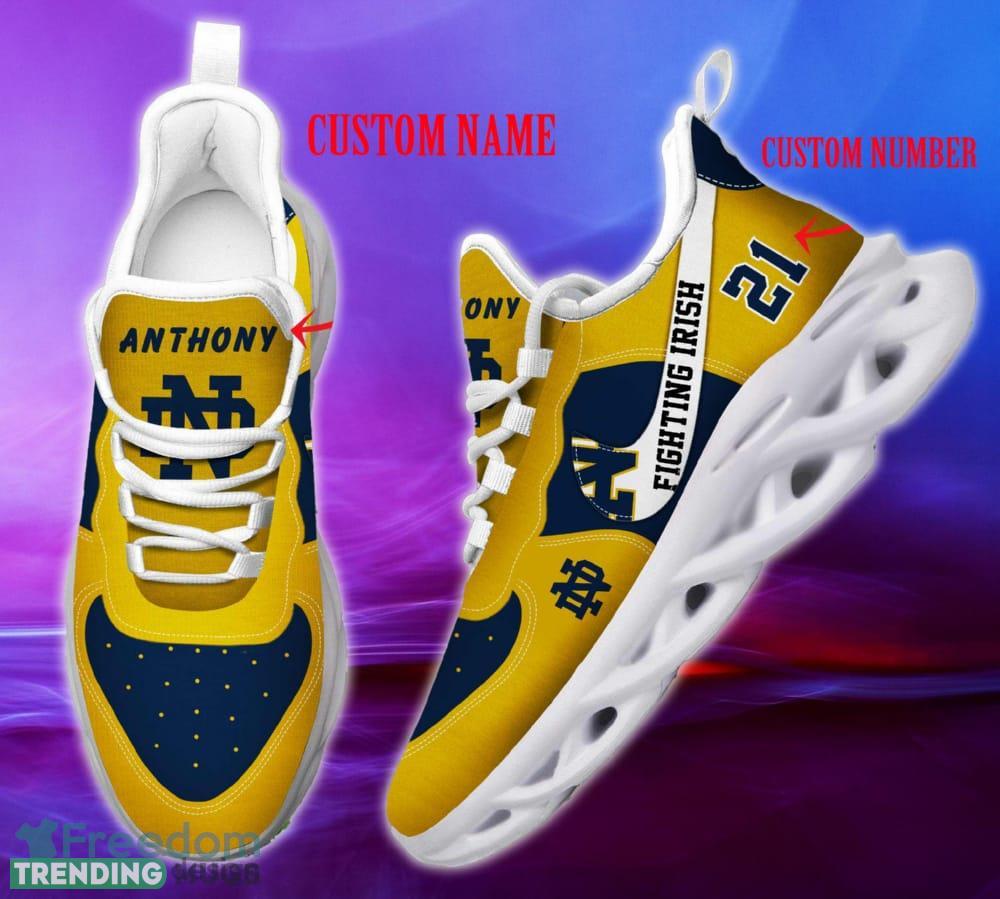 Notre Dame Fighting Irish NFL Clunky Shoes Custom Number And Name Max Soul Sneakers - Notre Dame Fighting Irish NFL Clunky Shoes _1 Notre Dame Fighting Irish NFL Clunky Shoes Custom Number And Name Max Soul Sneakers - Notre Dame Fighting Irish NFL Clunky Shoes _1