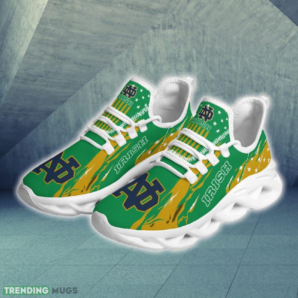 Notre Dame Fighting Irish Stars and Stripes Represent Chunky Shoes New Max Soul Sneakers Men Gift Max Soul Notre Dame Fighting Irish Stars and Stripes Represent Chunky Shoes New Max Soul Sneakers Men Gift Max Soul