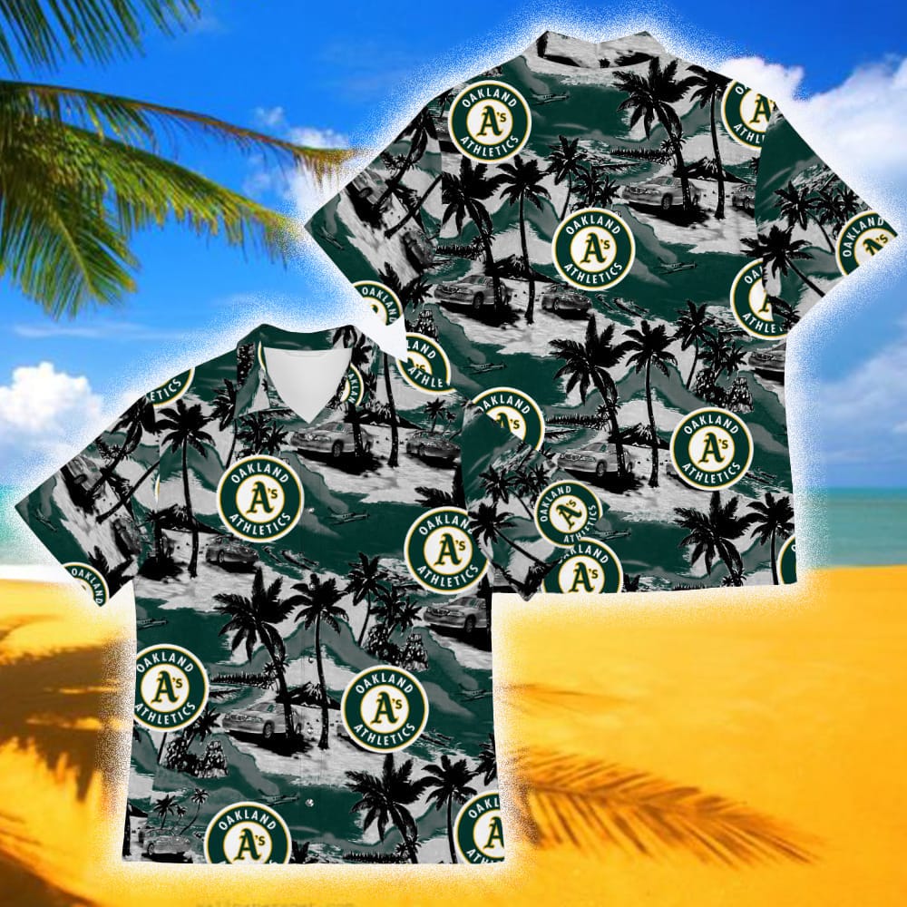 Oakland Athletics Sports American Tropical Patterns Club Trending Summer 3D Hawaiian Shirt For Fans Men And Women Gift - 200124-105310