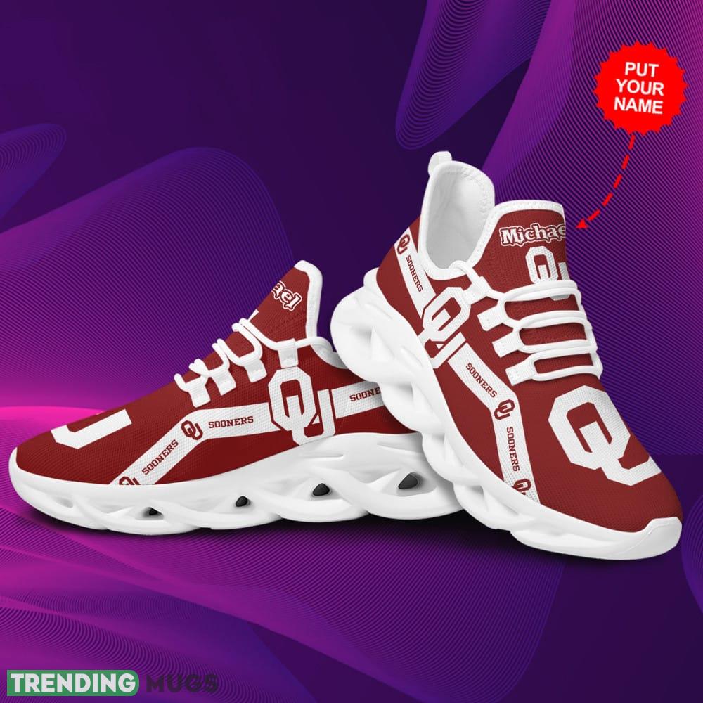 Oklahoma Sooners Summer Custom Name Max Soul Sneakers Luxury NCAA1 Shoes For Men Women Gift Chunky For Fans Max Soul Oklahoma Sooners Summer Custom Name Max Soul Sneakers Luxury NCAA1 Shoes For Men Women Gift Chunky For Fans Max Soul