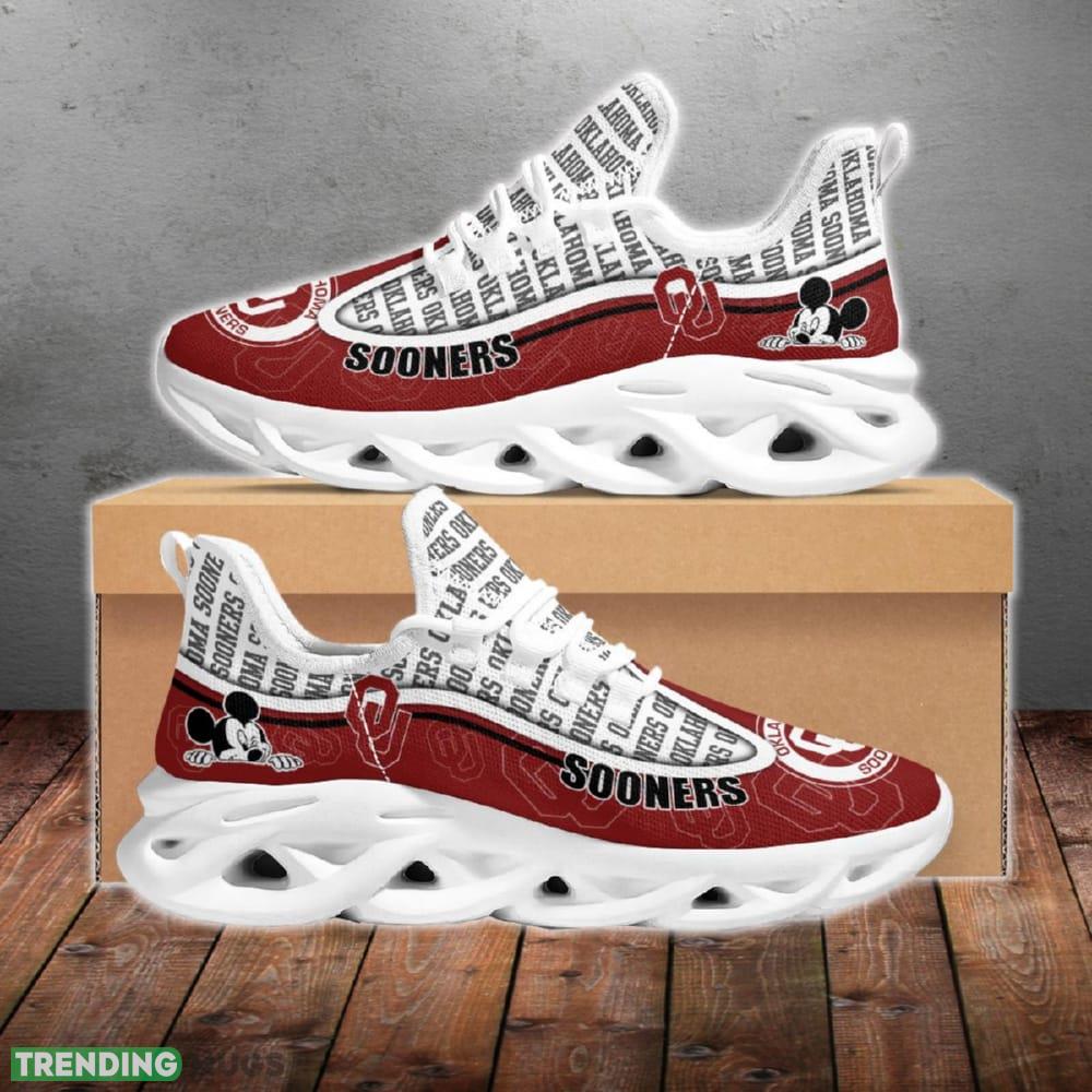 Oklahoma Sooners Trendsetter Chunky Shoes New Max Soul Sneakers Men Gift - Oklahoma Sooners Mickey Mouse Max Soul Shoes_1 Oklahoma Sooners Trendsetter Chunky Shoes New Max Soul Sneakers Men Gift - Oklahoma Sooners Mickey Mouse Max Soul Shoes_1