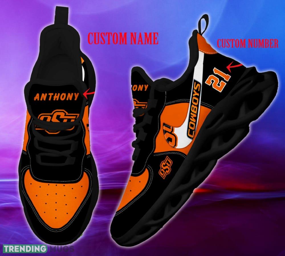 Oklahoma State Cowboys NFL Clunky Shoes Custom Number And Name Max Soul Sneakers Max Soul Oklahoma State Cowboys NFL Clunky Shoes Custom Number And Name Max Soul Sneakers Max Soul