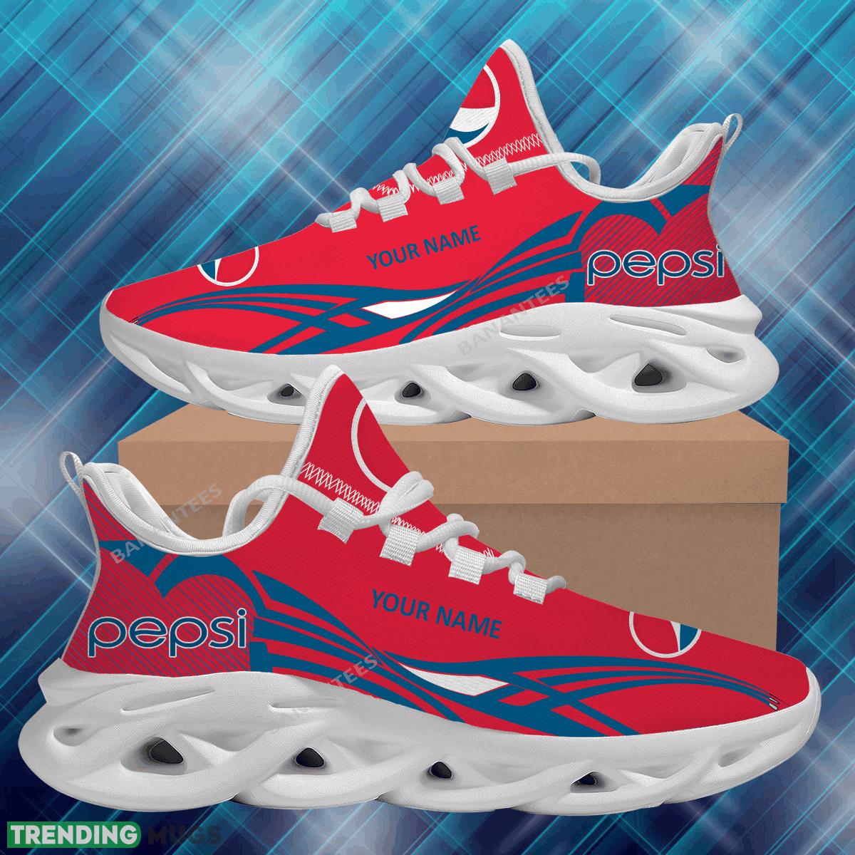 Pepsi Max Soul Shoes New Personalized Envision Running Sneakers For Fans Gift Max Soul Pepsi Max Soul Shoes New Personalized Envision Running Sneakers For Fans Gift Max Soul