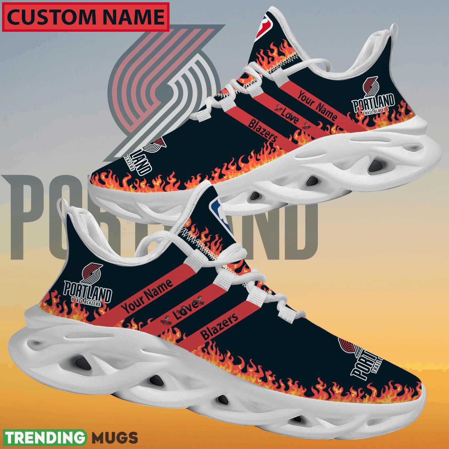 Personalized NBA Portland Trail Blazers Logo New Style Max Soul Shoes For Lover Max Soul Personalized NBA Portland Trail Blazers Logo New Style Max Soul Shoes For Lover Max Soul