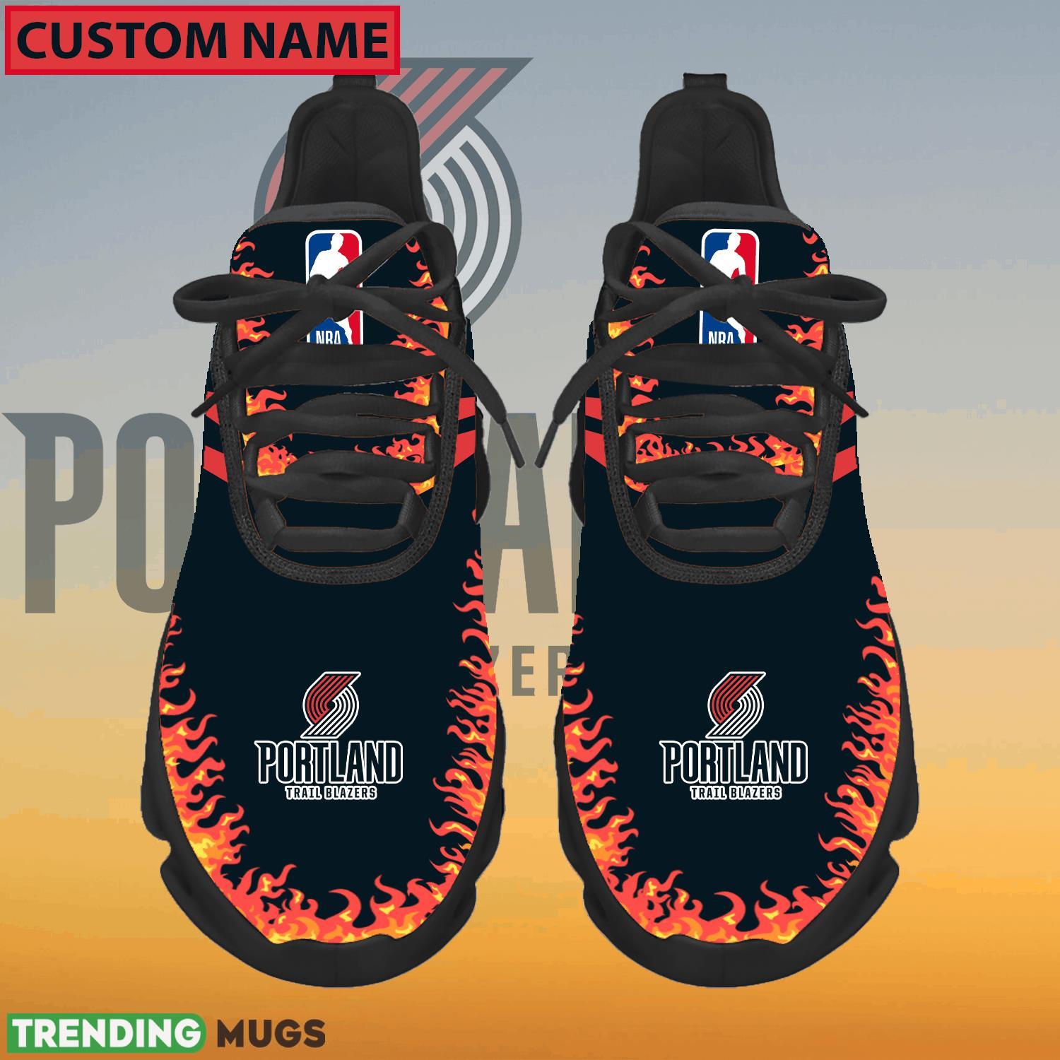 Personalized NBA Portland Trail Blazers Logo New Style Max Soul Shoes For Lover - NBA Portland Trail Blazers Logo Love Personalized Max Soul Shoes Photo 1 Personalized NBA Portland Trail Blazers Logo New Style Max Soul Shoes For Lover - NBA Portland Trail Blazers Logo Love Personalized Max Soul Shoes Photo 1